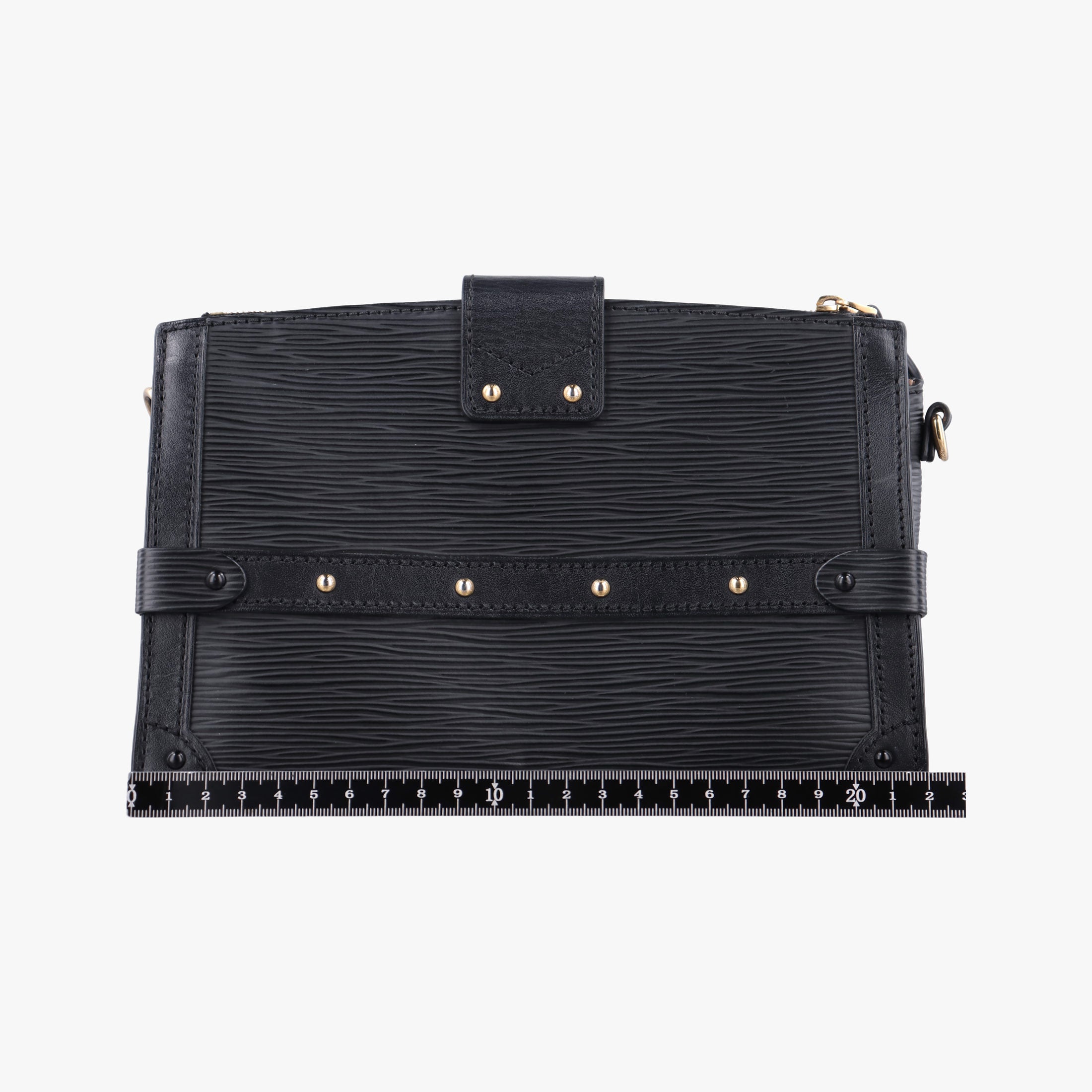 Secondhand Louis Vuitton Trunk Clutch Black Epi M53052 shoulderbag | stylenewstar