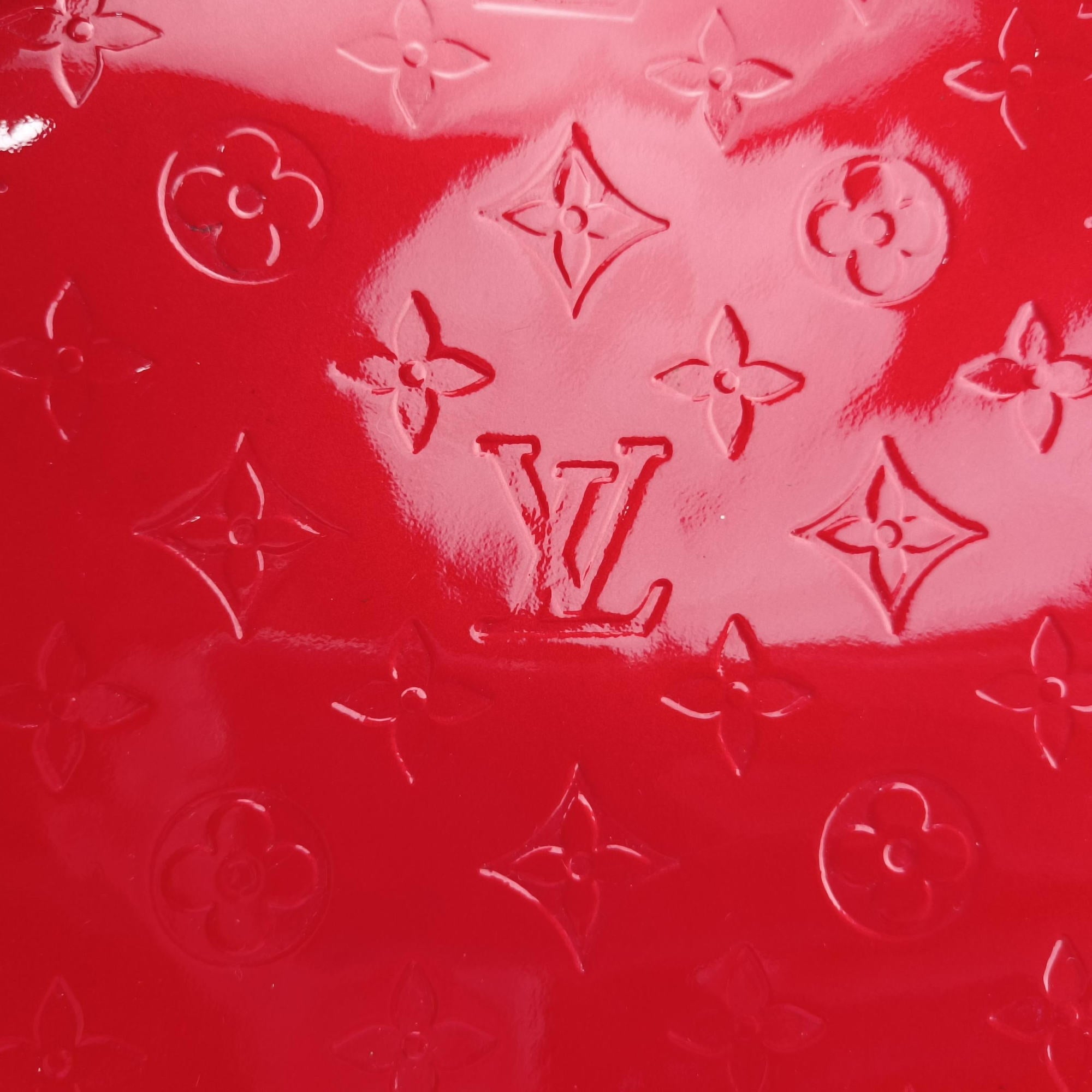 Pre-owned Louis Vuitton Alma GM pomme d'amour Vernis M93596 handbag | stylenewstar