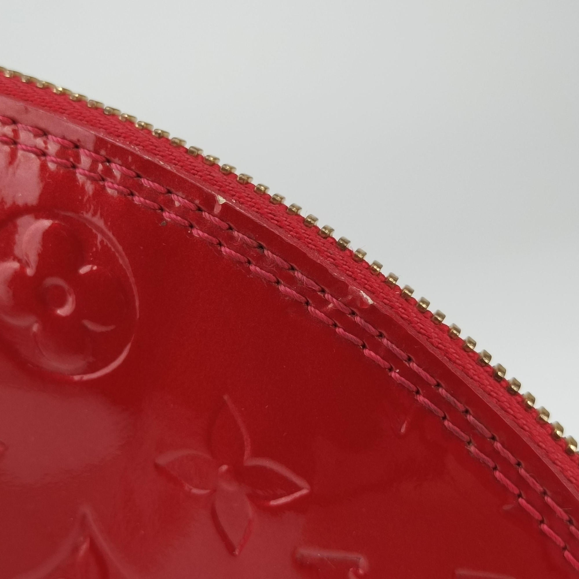 Pre-owned Louis Vuitton Alma GM pomme d'amour Vernis M93596 handbag | stylenewstar