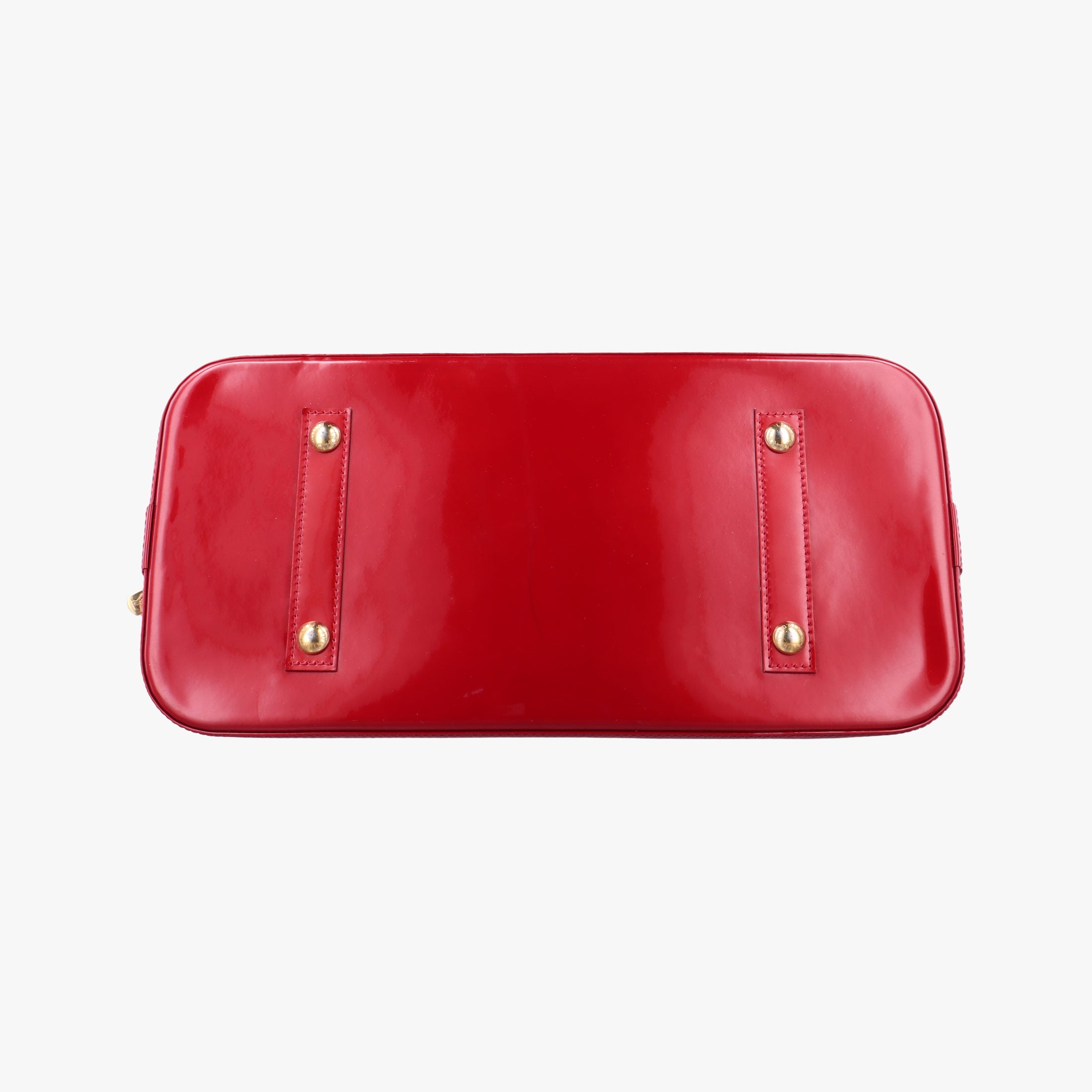 Pre-owned Louis Vuitton Alma GM pomme d'amour Vernis M93596 handbag | stylenewstar