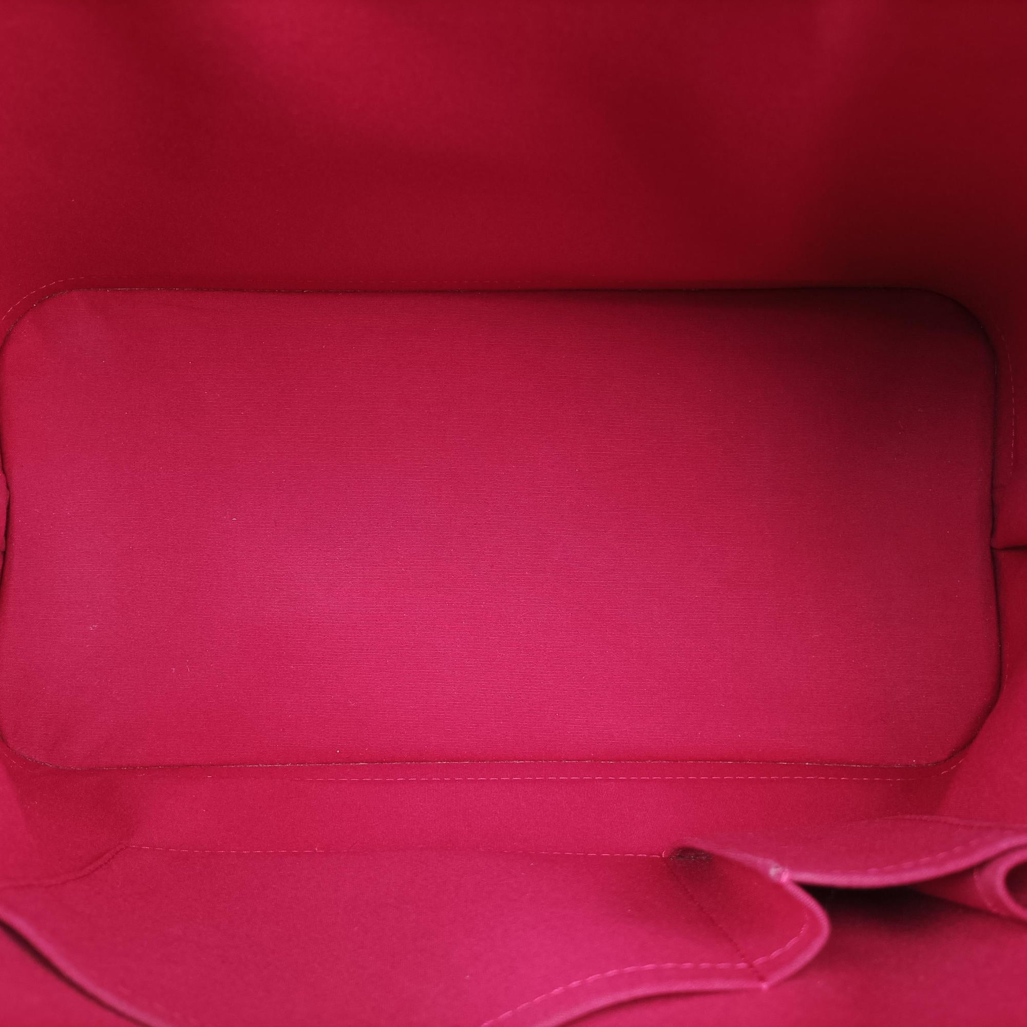 Pre-owned Louis Vuitton Alma GM pomme d'amour Vernis M93596 handbag | stylenewstar