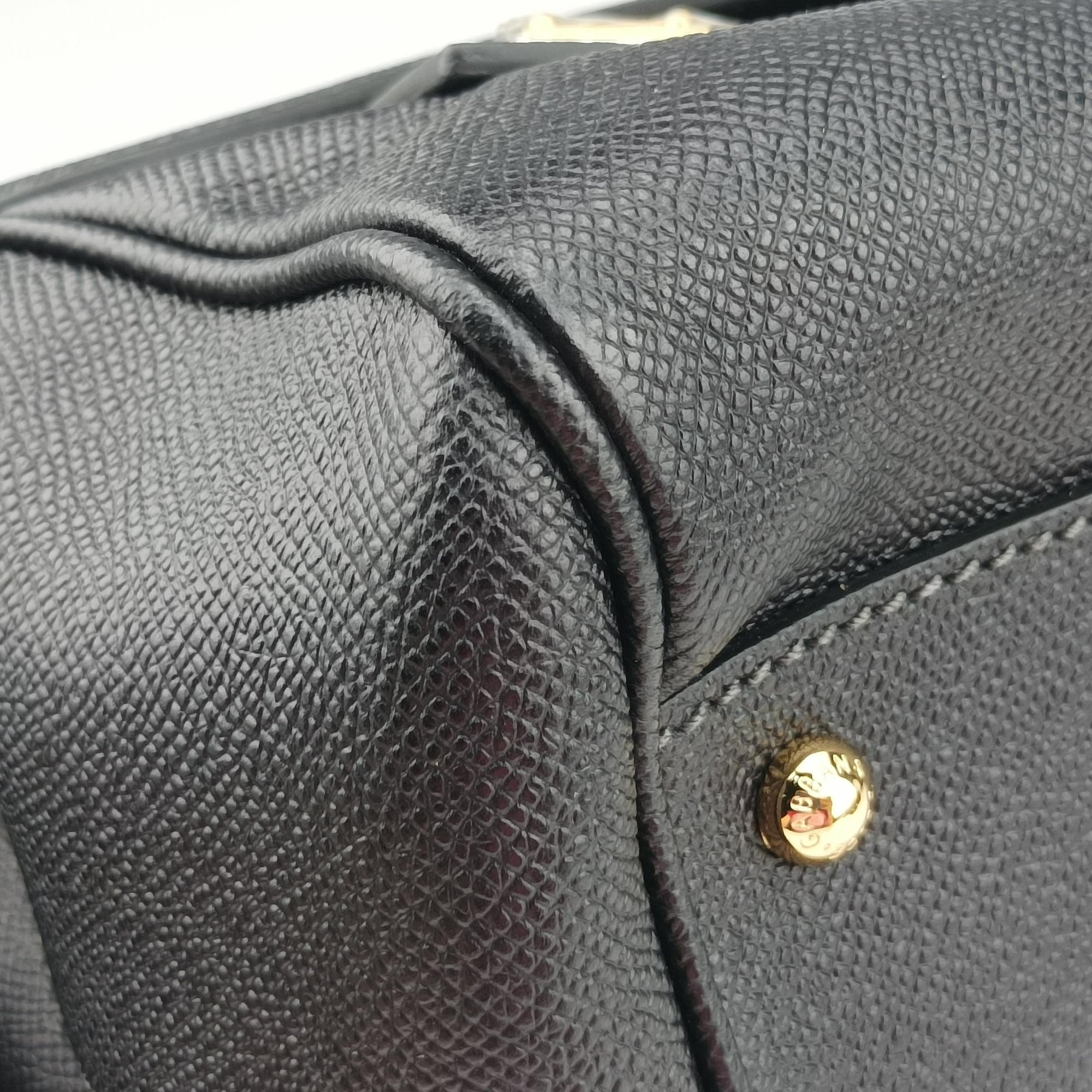 Pre-owned Dolce & Gabbana SICILY Black Leather  shoulderbag | stylenewstar