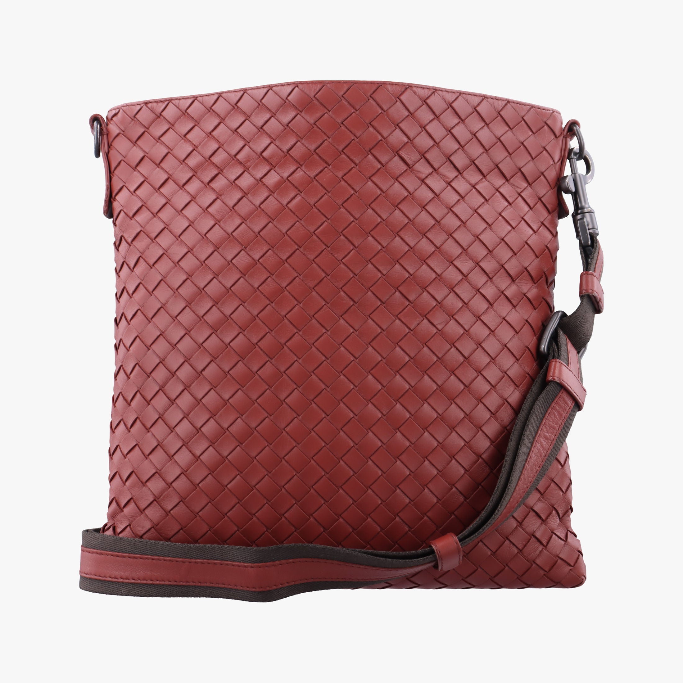 Pre-owned Bottega Veneta Intrecciato Terracotta lambskin  shoulderbag | stylenewstar