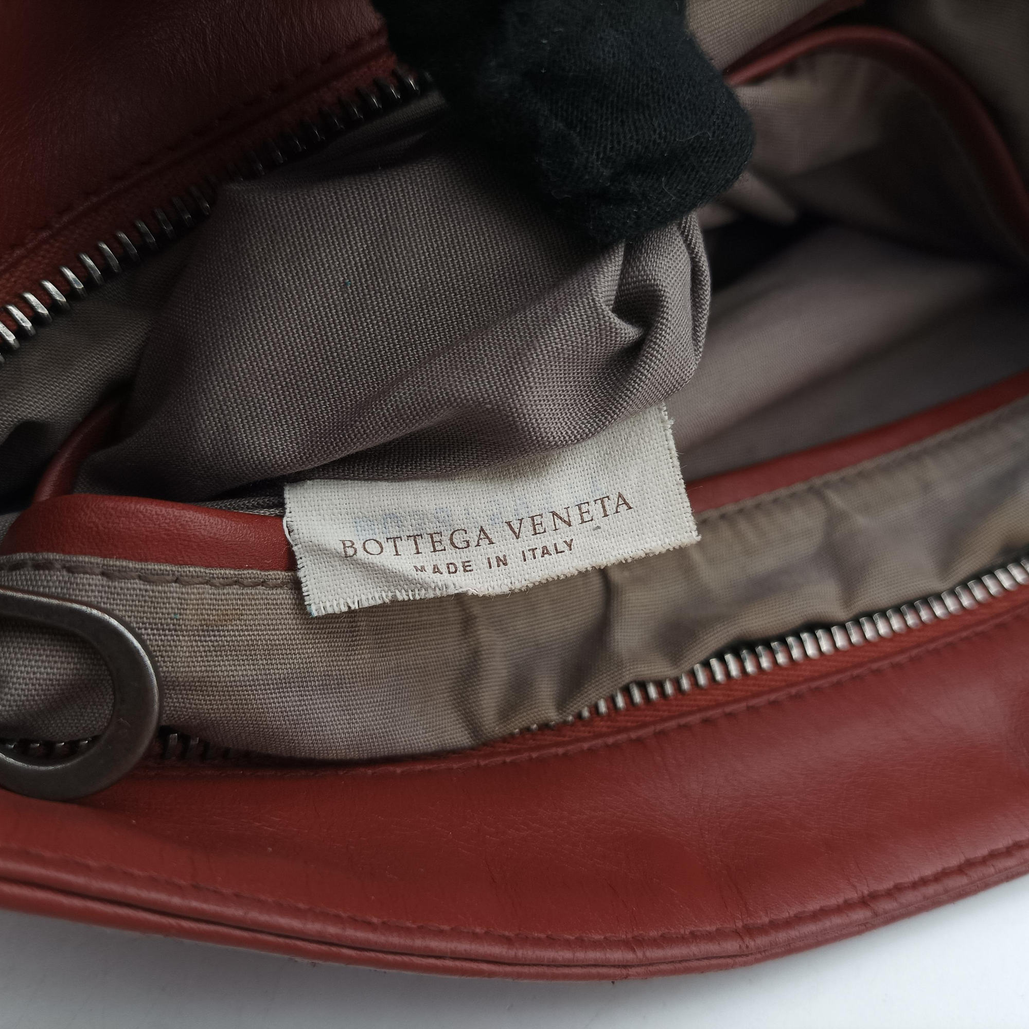 Pre-owned Bottega Veneta Intrecciato Terracotta lambskin  shoulderbag | stylenewstar