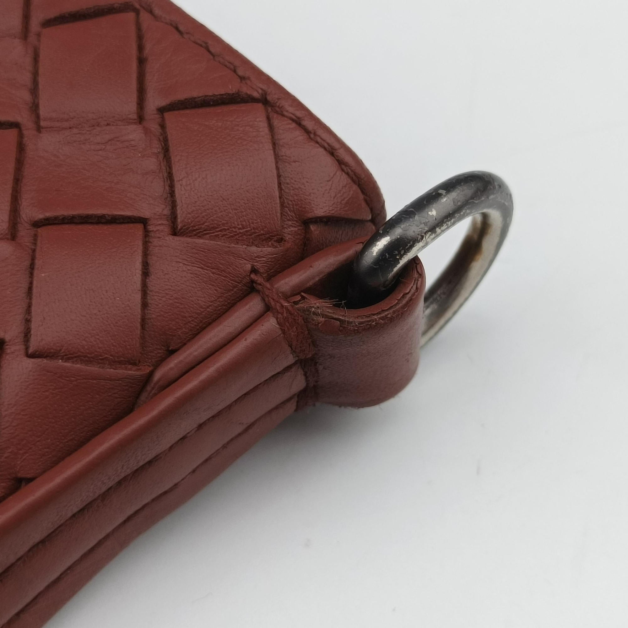 Pre-owned Bottega Veneta Intrecciato Terracotta lambskin  shoulderbag | stylenewstar
