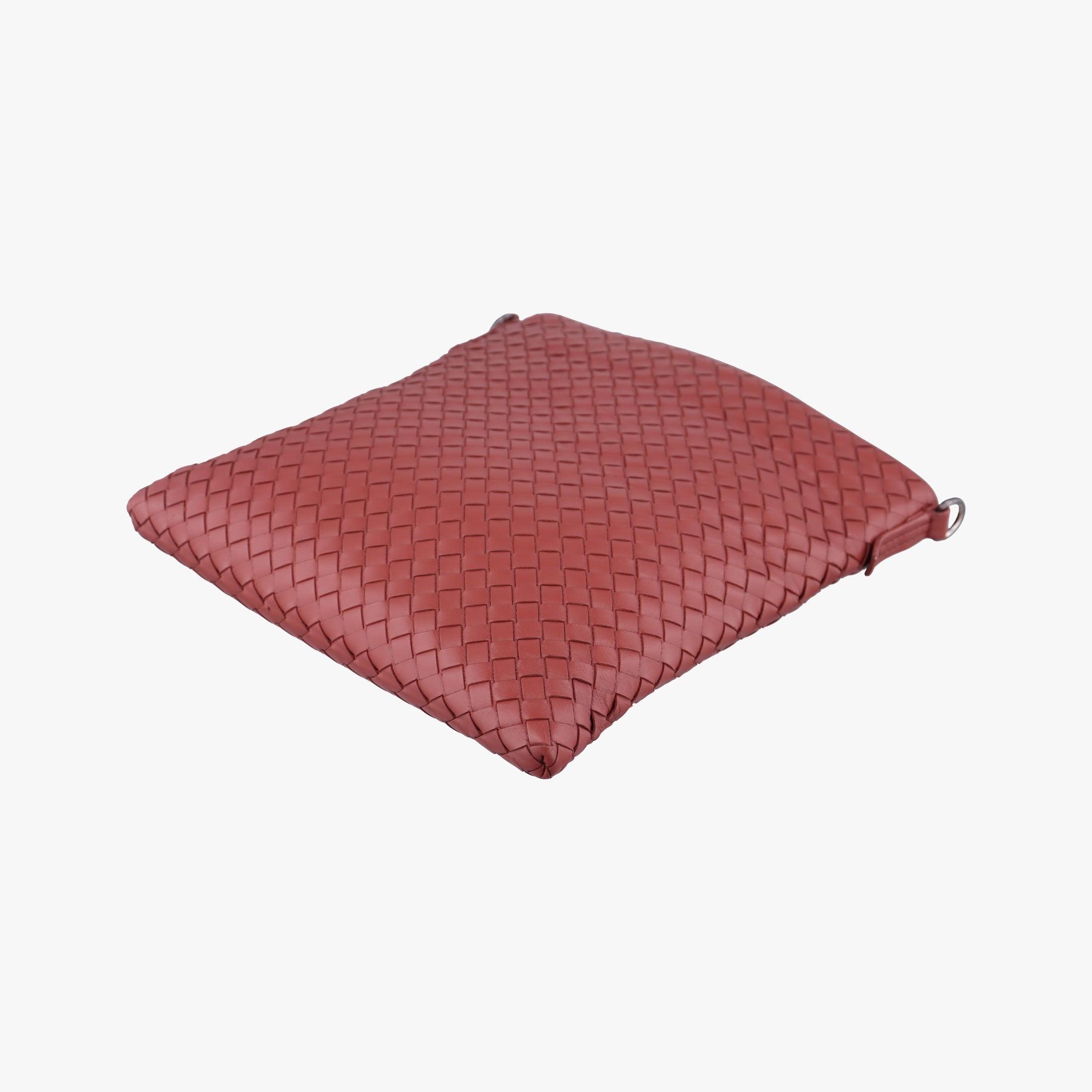 Pre-owned Bottega Veneta Intrecciato Terracotta lambskin  shoulderbag | stylenewstar