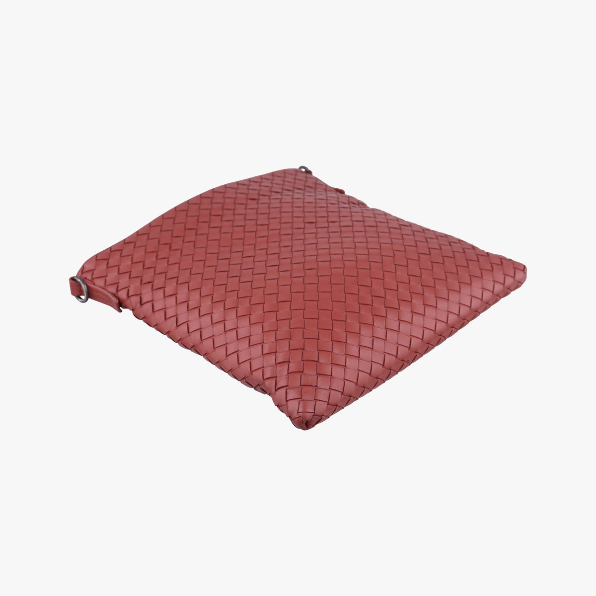 Pre-owned Bottega Veneta Intrecciato Terracotta lambskin  shoulderbag | stylenewstar