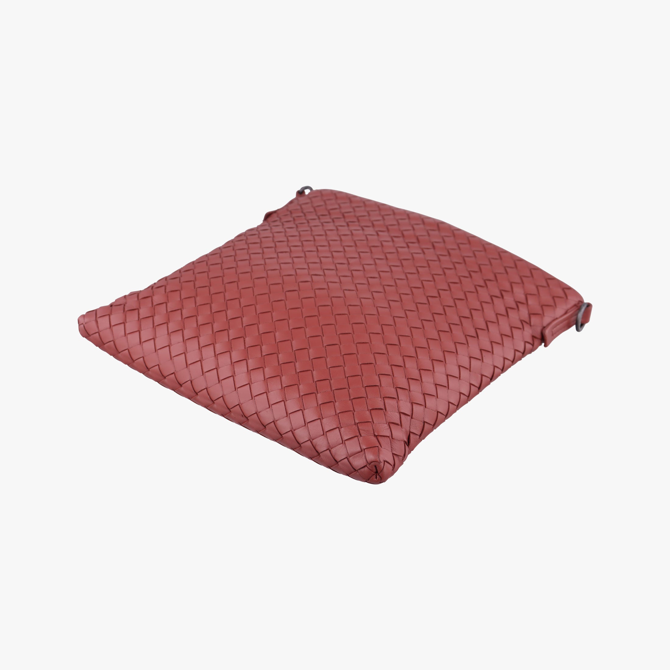 Pre-owned Bottega Veneta Intrecciato Terracotta lambskin  shoulderbag | stylenewstar