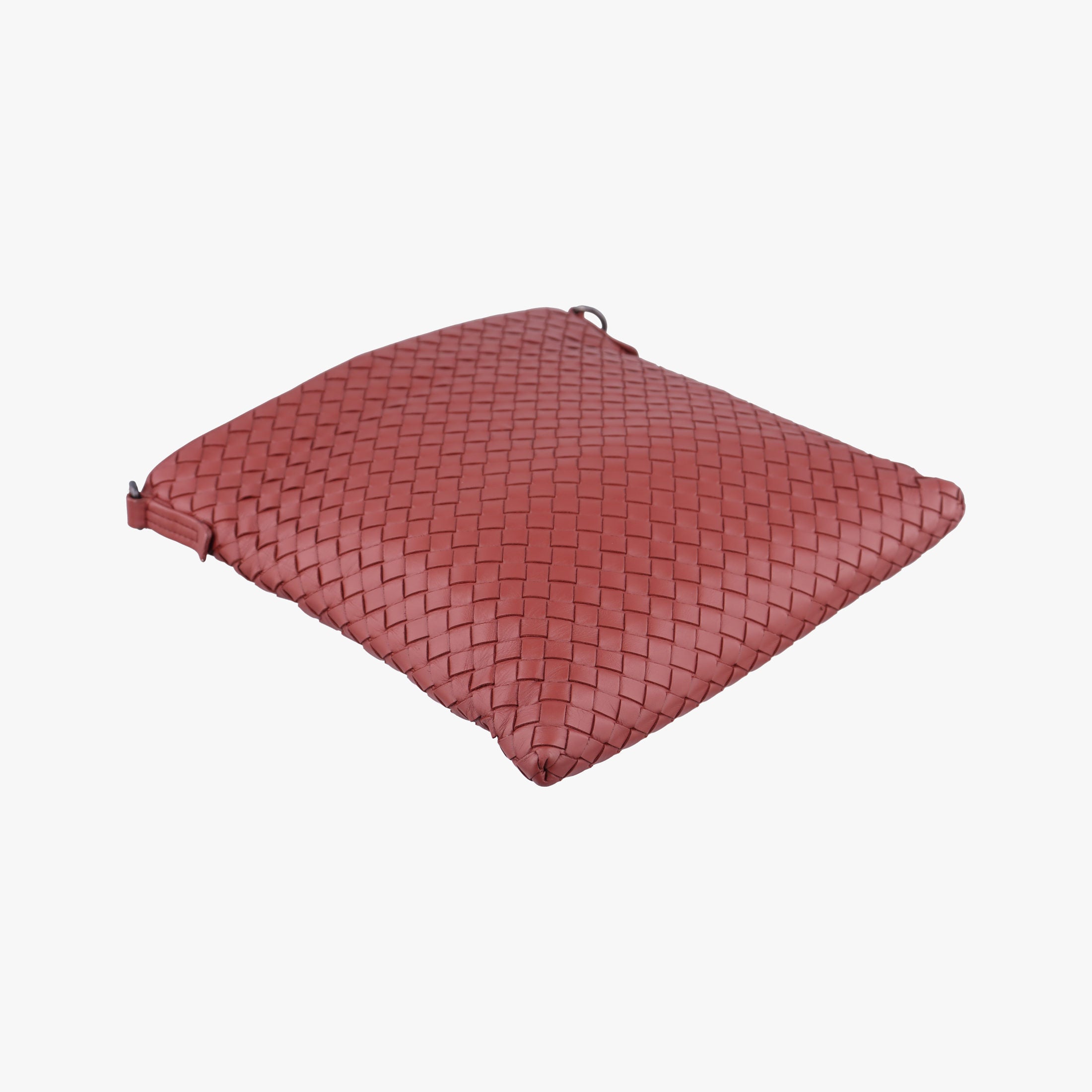 Pre-owned Bottega Veneta Intrecciato Terracotta lambskin  shoulderbag | stylenewstar