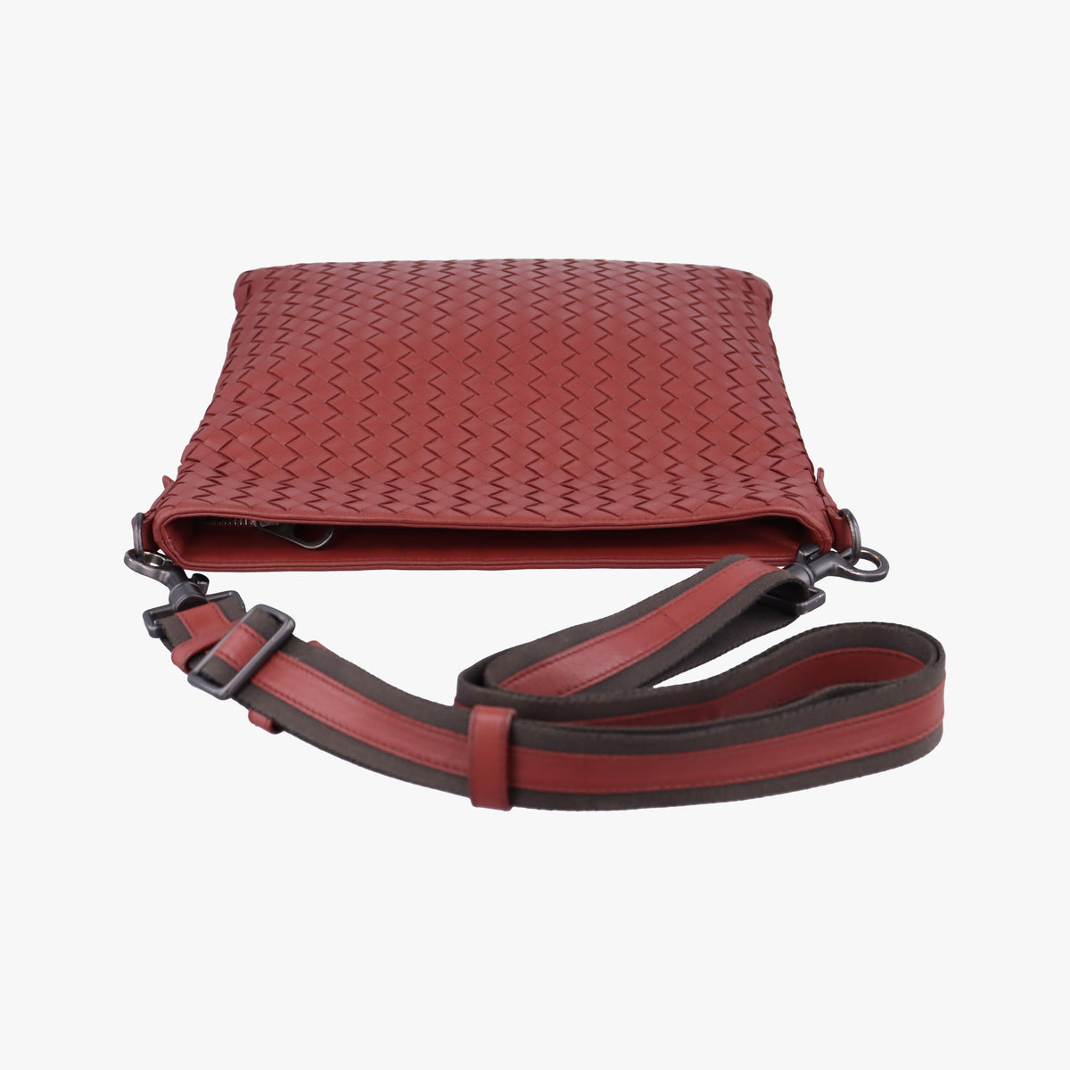 Pre-owned Bottega Veneta Intrecciato Terracotta lambskin  shoulderbag | stylenewstar