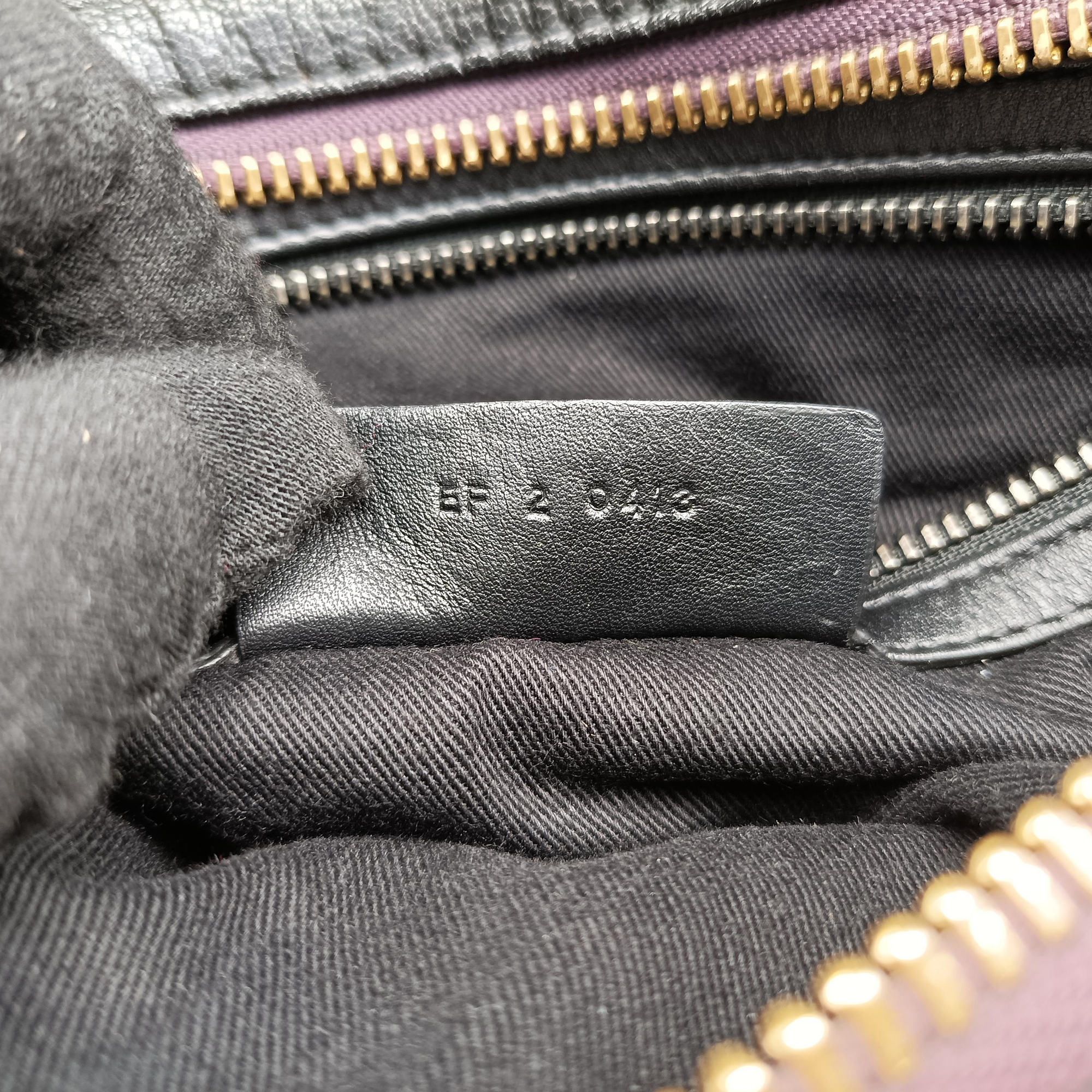 Pre-owned Givenchy Pandora Purple × Bordeaux × Black Leather  shoulderbag | stylenewstar