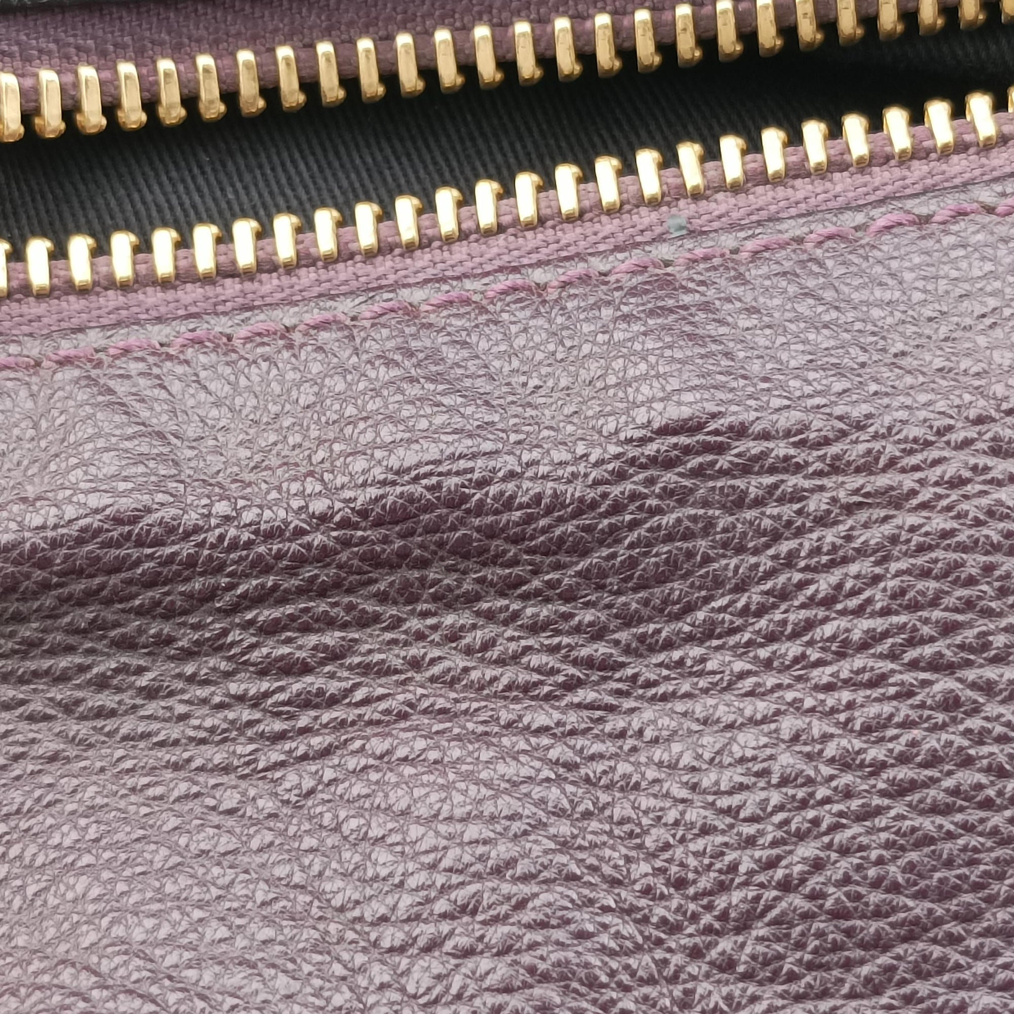 Pre-owned Givenchy Pandora Purple × Bordeaux × Black Leather  shoulderbag | stylenewstar
