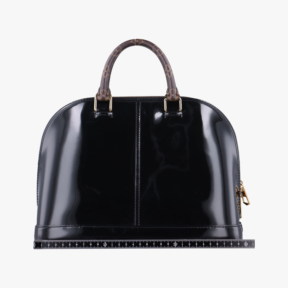 Secondhand Louis Vuitton Miroir Alma PM BLACK Vernis M54705 shoulderbag | stylenewstar
