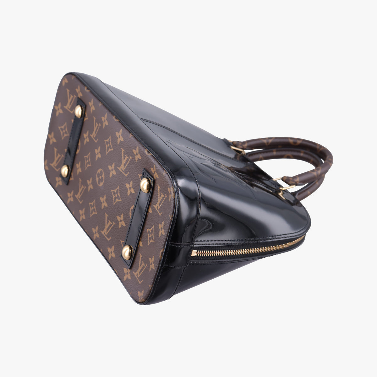 Secondhand Louis Vuitton Miroir Alma PM BLACK Vernis M54705 shoulderbag | stylenewstar