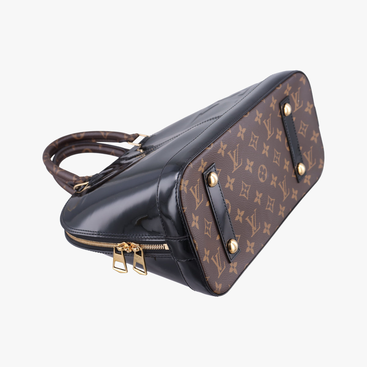 Secondhand Louis Vuitton Miroir Alma PM BLACK Vernis M54705 shoulderbag | stylenewstar