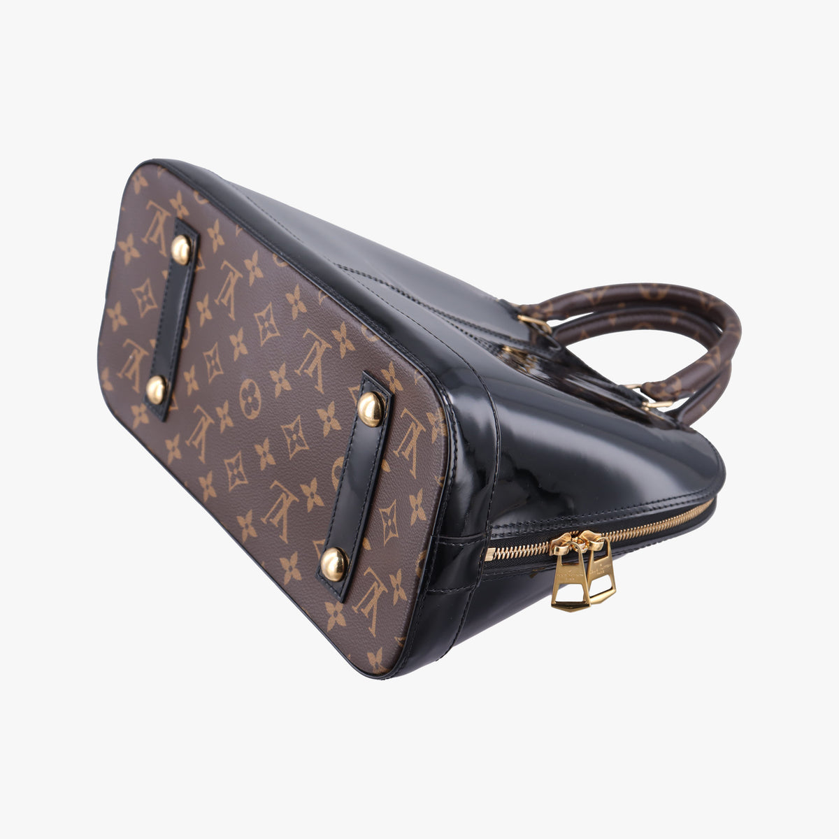 Secondhand Louis Vuitton Miroir Alma PM BLACK Vernis M54705 shoulderbag | stylenewstar