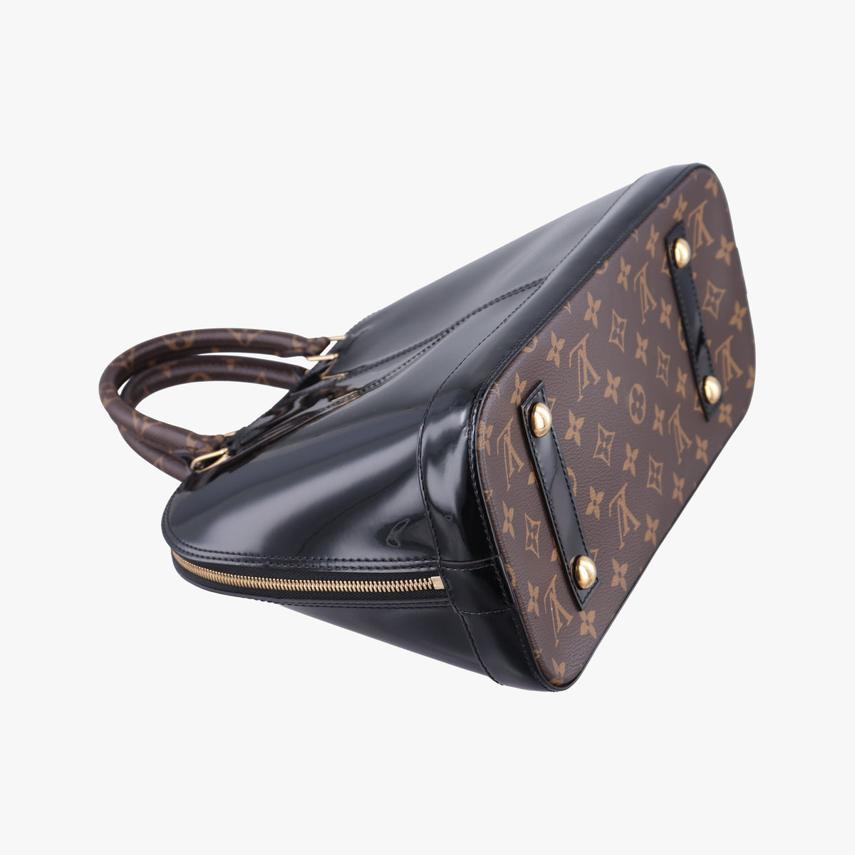 Secondhand Louis Vuitton Miroir Alma PM BLACK Vernis M54705 shoulderbag | stylenewstar