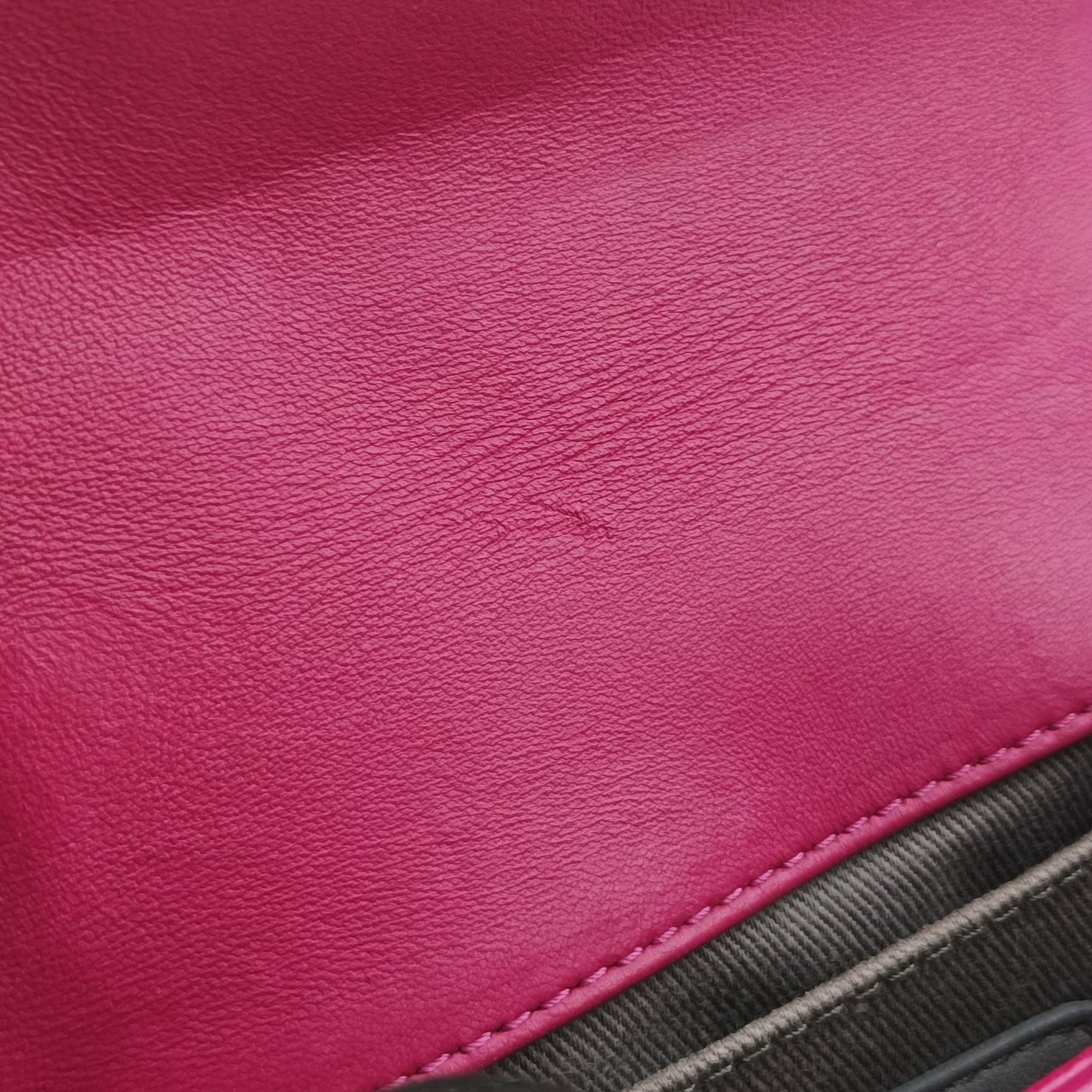 Pre-owned Chanel BOY CHANEL Rose velour A67364 shoulderbag | stylenewstar