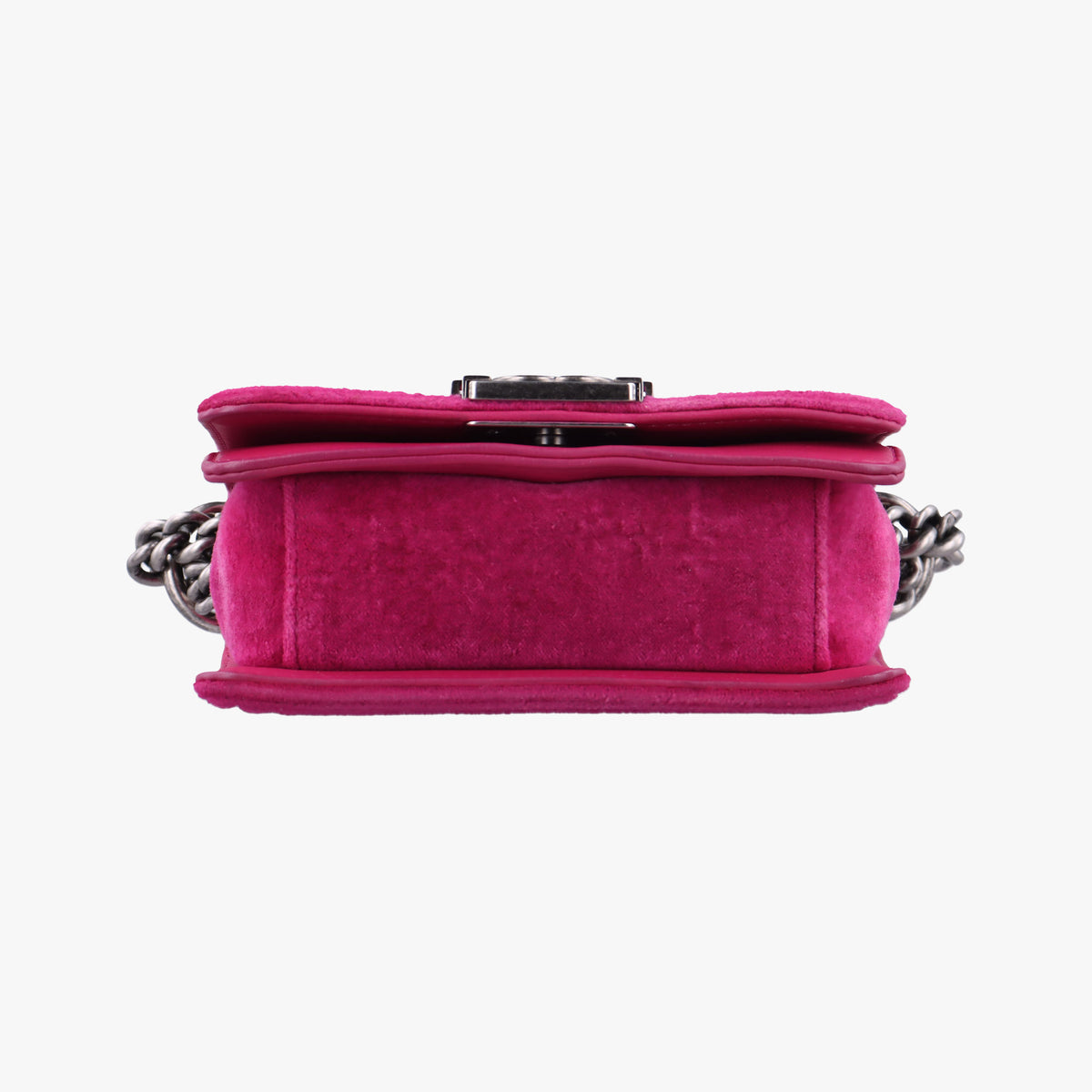 Pre-owned Chanel BOY CHANEL Rose velour A67364 shoulderbag | stylenewstar