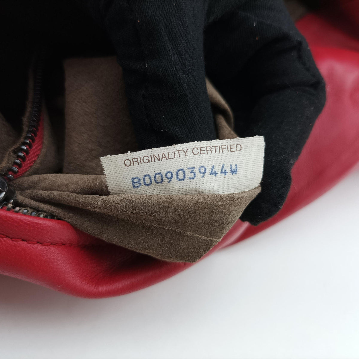 Pre-owned Bottega Veneta Intrecciato Red lambskin  shoulderbag | stylenewstar