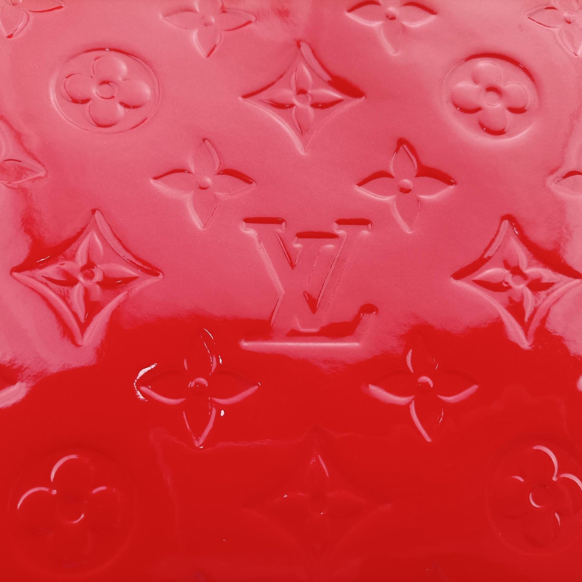 Secondhand Louis Vuitton MONTAIGNE MM CERISE Vernis M50167 shoulderbag | stylenewstar
