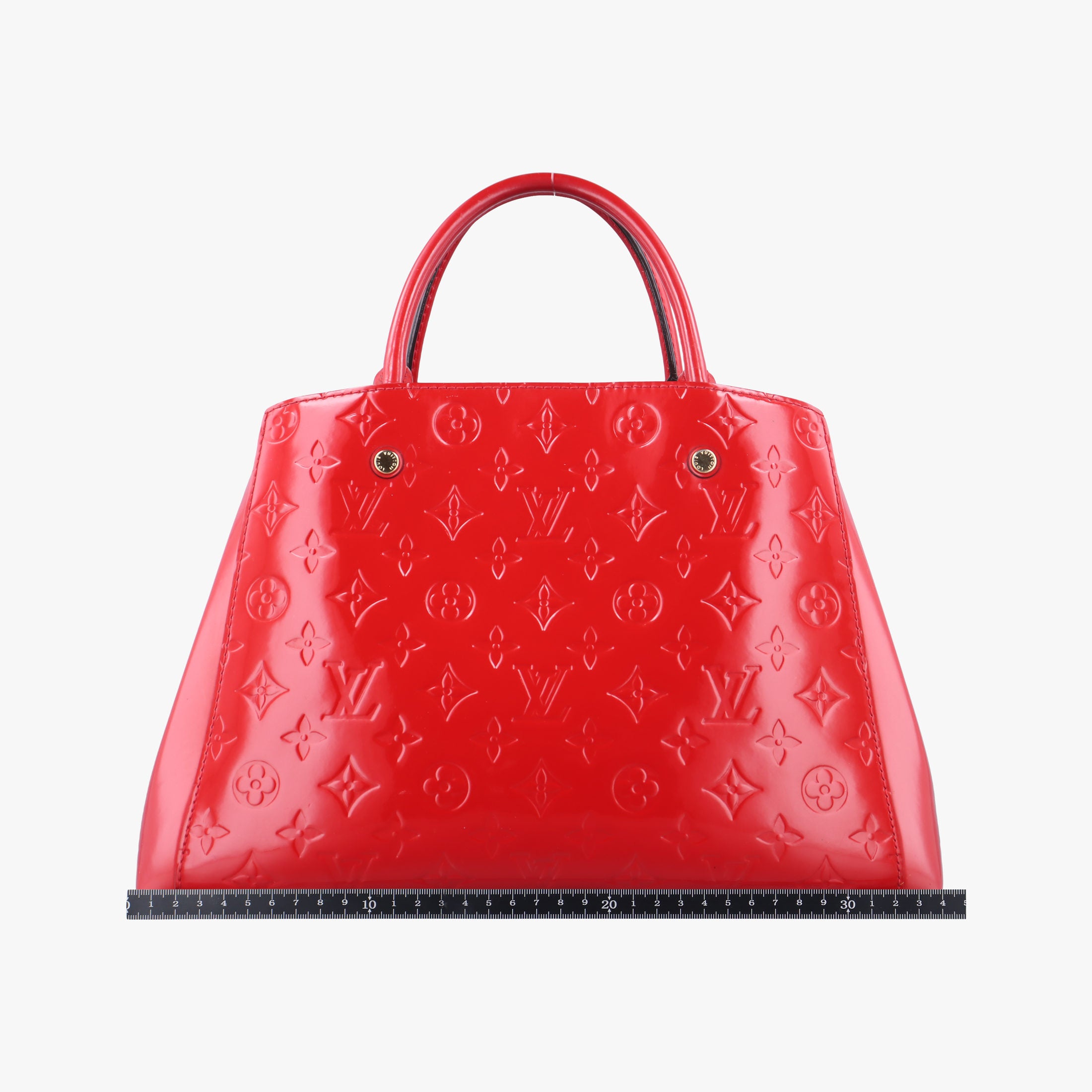Secondhand Louis Vuitton MONTAIGNE MM CERISE Vernis M50167 shoulderbag | stylenewstar