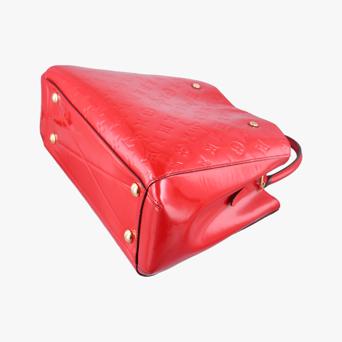 Secondhand Louis Vuitton MONTAIGNE MM CERISE Vernis M50167 shoulderbag | stylenewstar