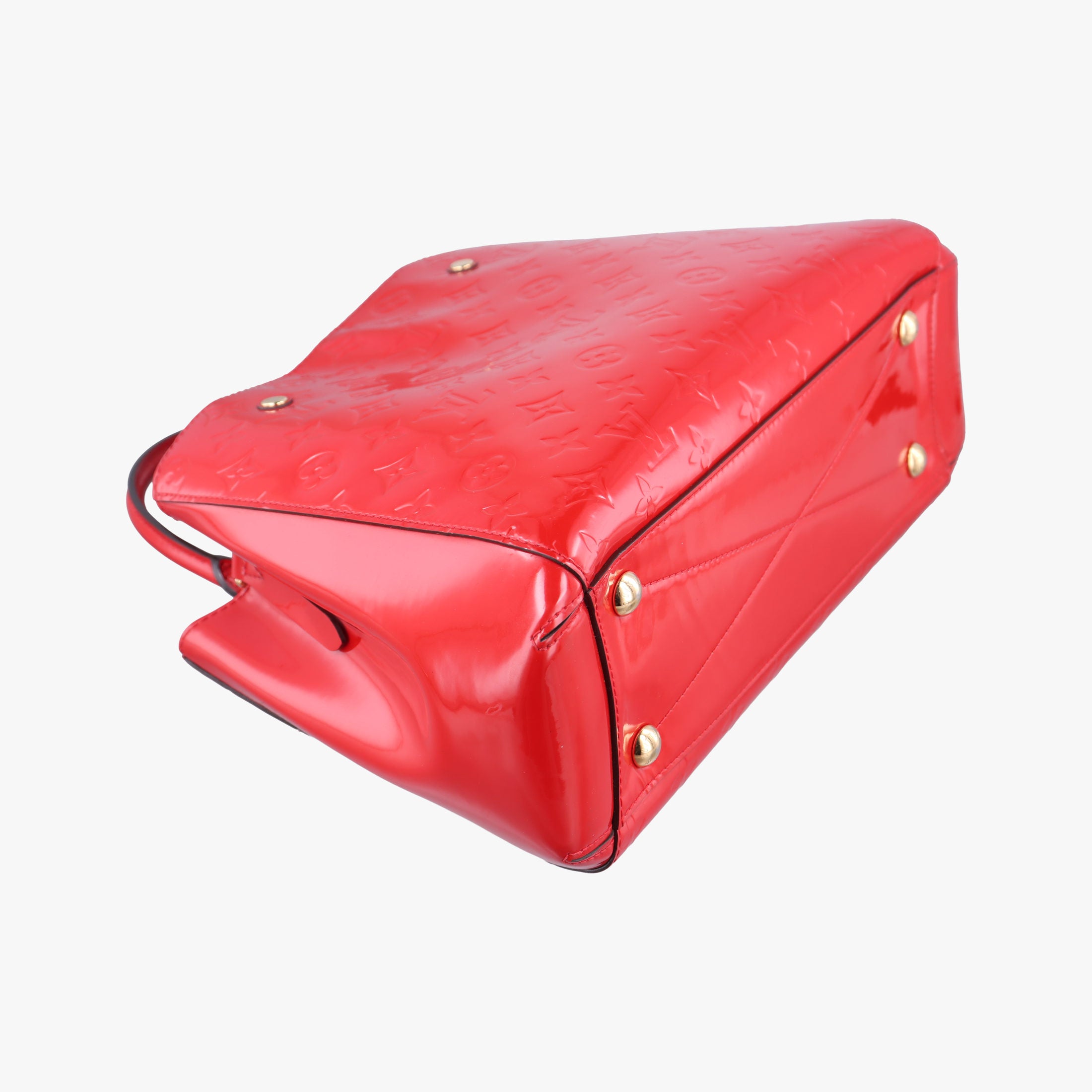 Secondhand Louis Vuitton MONTAIGNE MM CERISE Vernis M50167 shoulderbag | stylenewstar