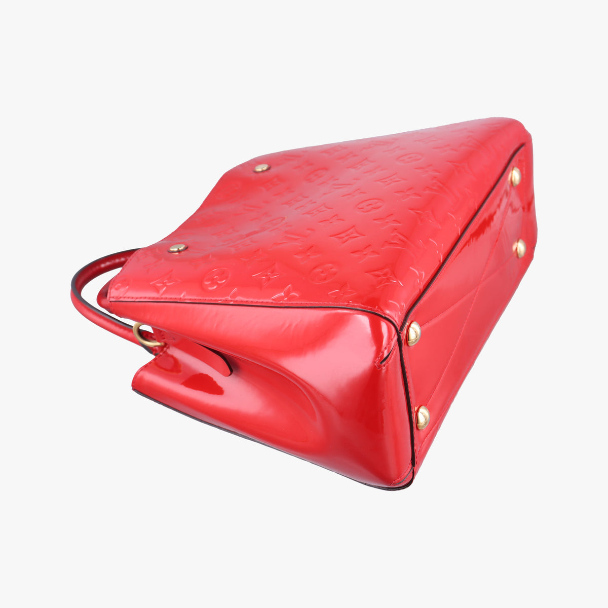 Secondhand Louis Vuitton MONTAIGNE MM CERISE Vernis M50167 shoulderbag | stylenewstar