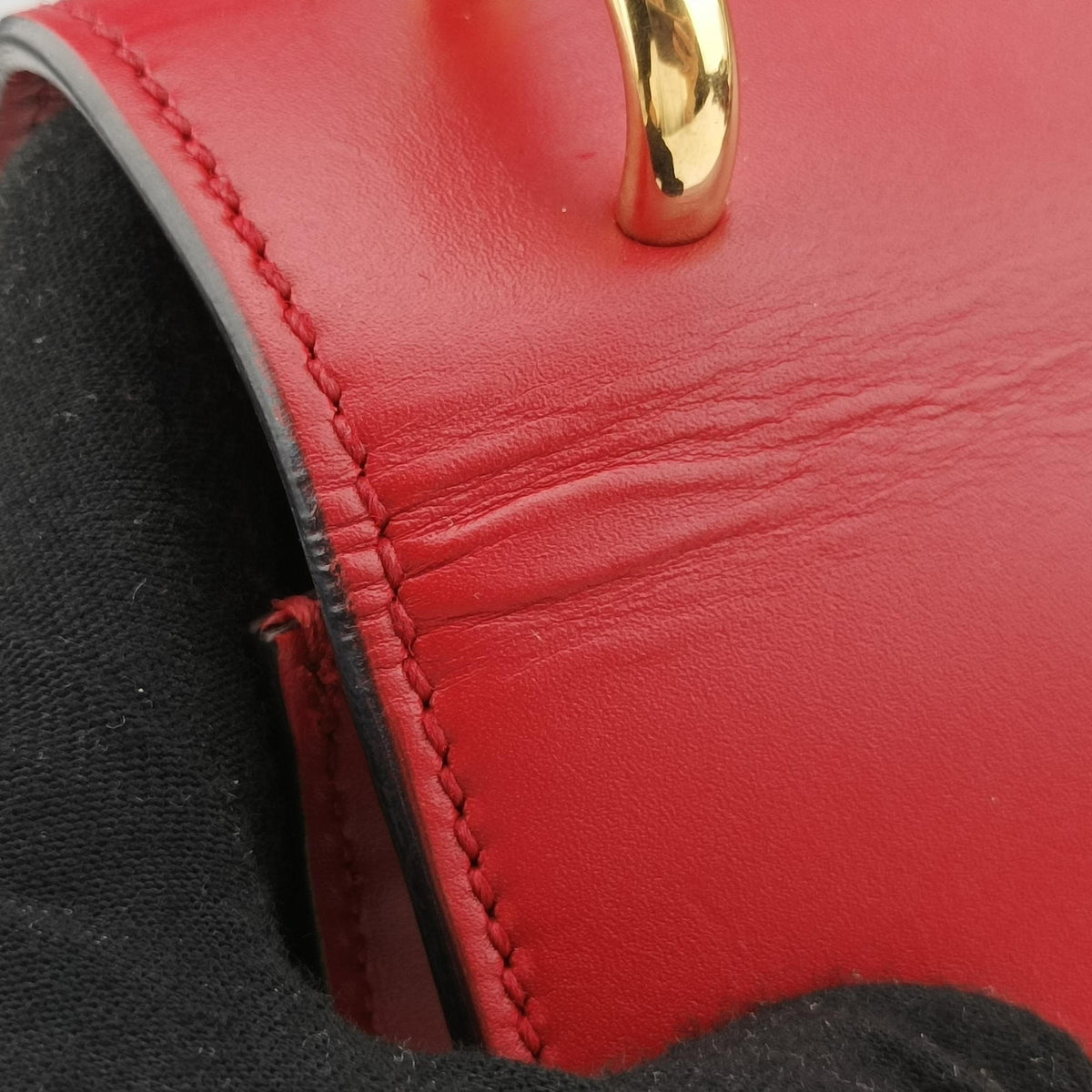 Vintage Gucci Sylvie Red×navy Leather 421882 shoulderbag | stylenewstar