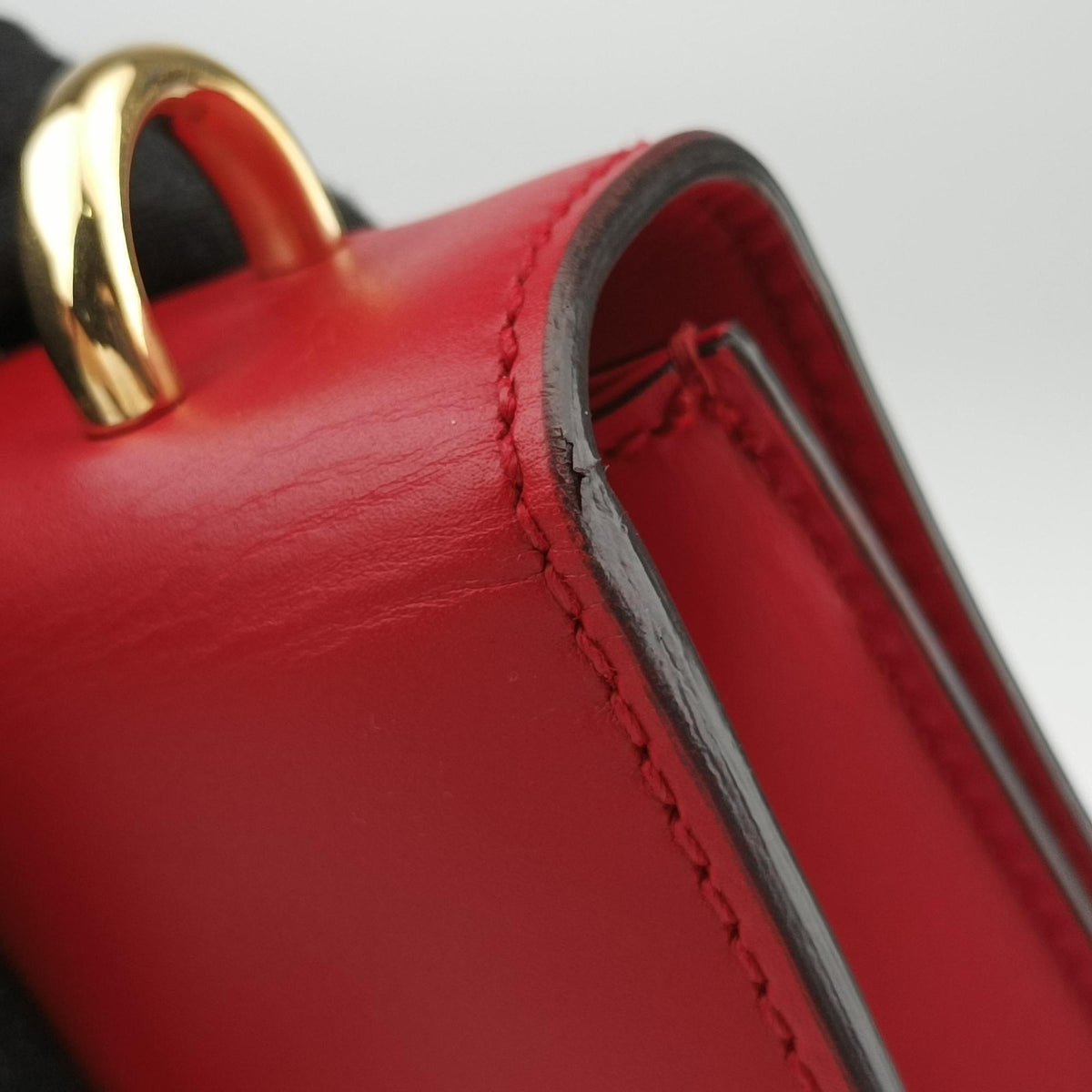 Vintage Gucci Sylvie Red×navy Leather 421882 shoulderbag | stylenewstar