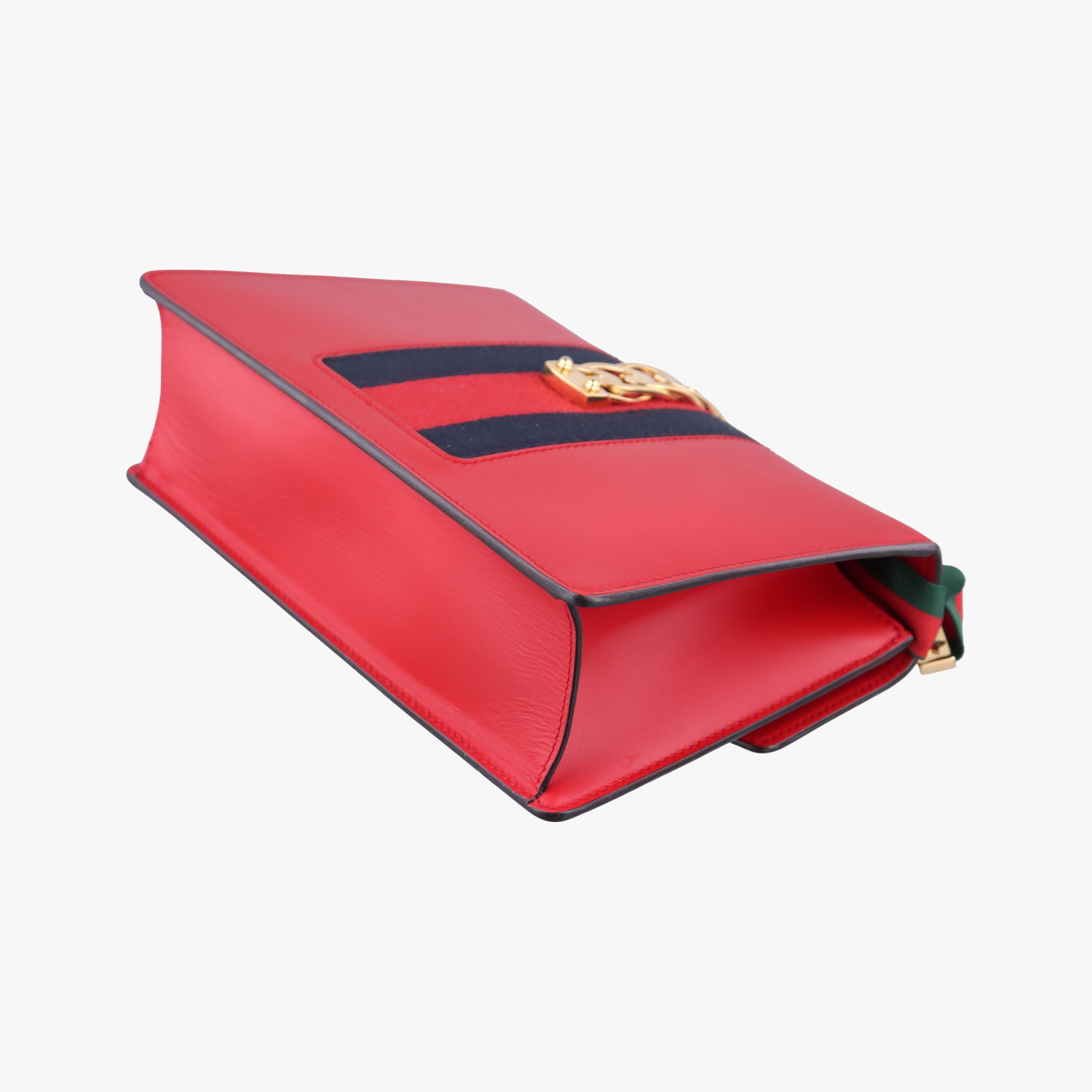 Vintage Gucci Sylvie Red×navy Leather 421882 shoulderbag | stylenewstar