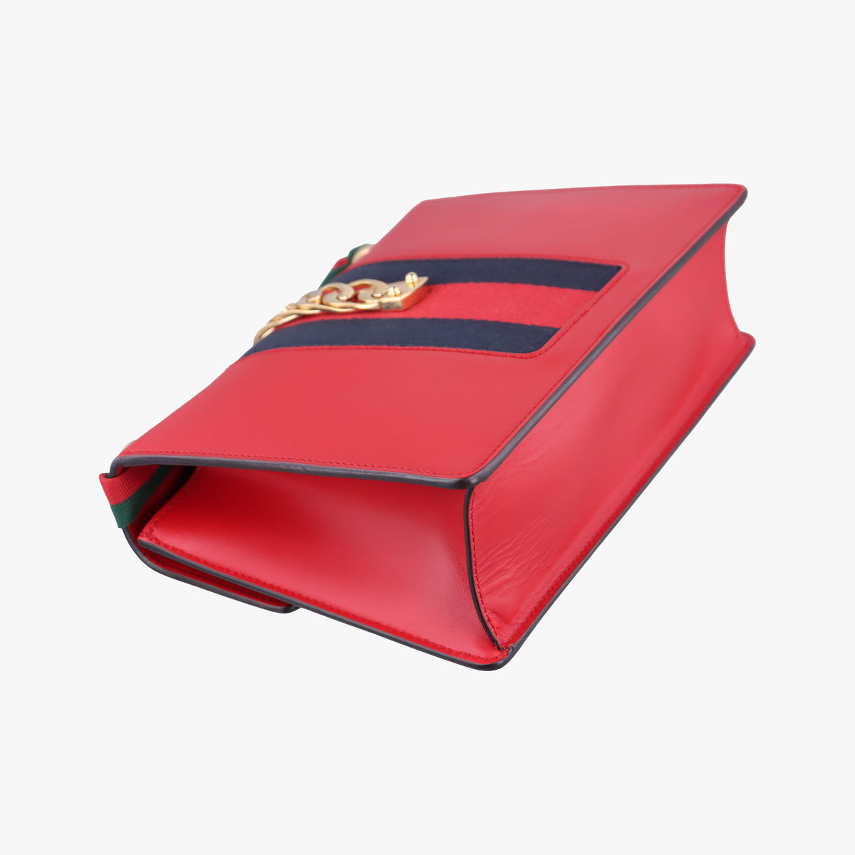 Vintage Gucci Sylvie Red×navy Leather 421882 shoulderbag | stylenewstar