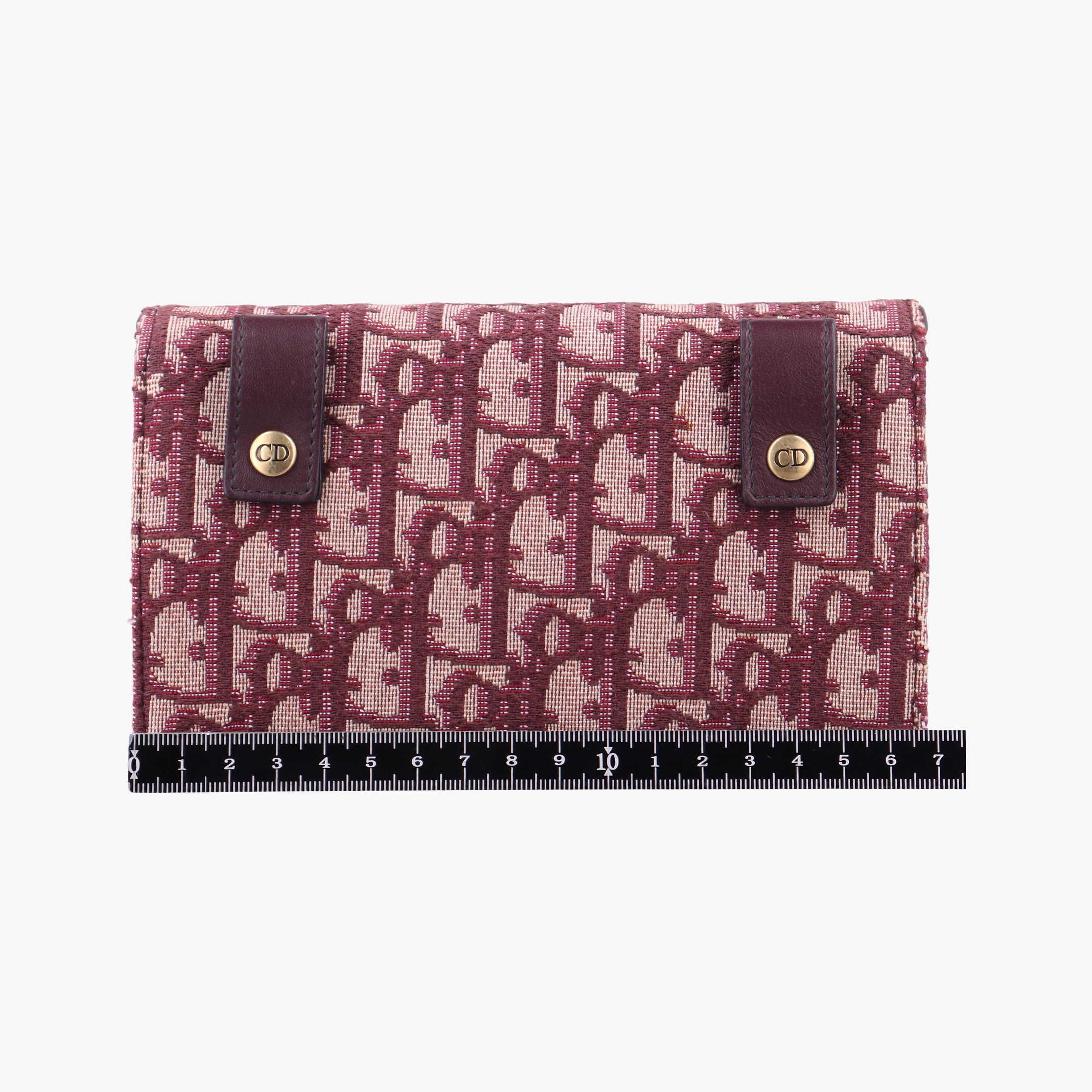 Pre-owned Christian Dior Saddle Red Jacquard  bum bag/waist bag | stylenewstar
