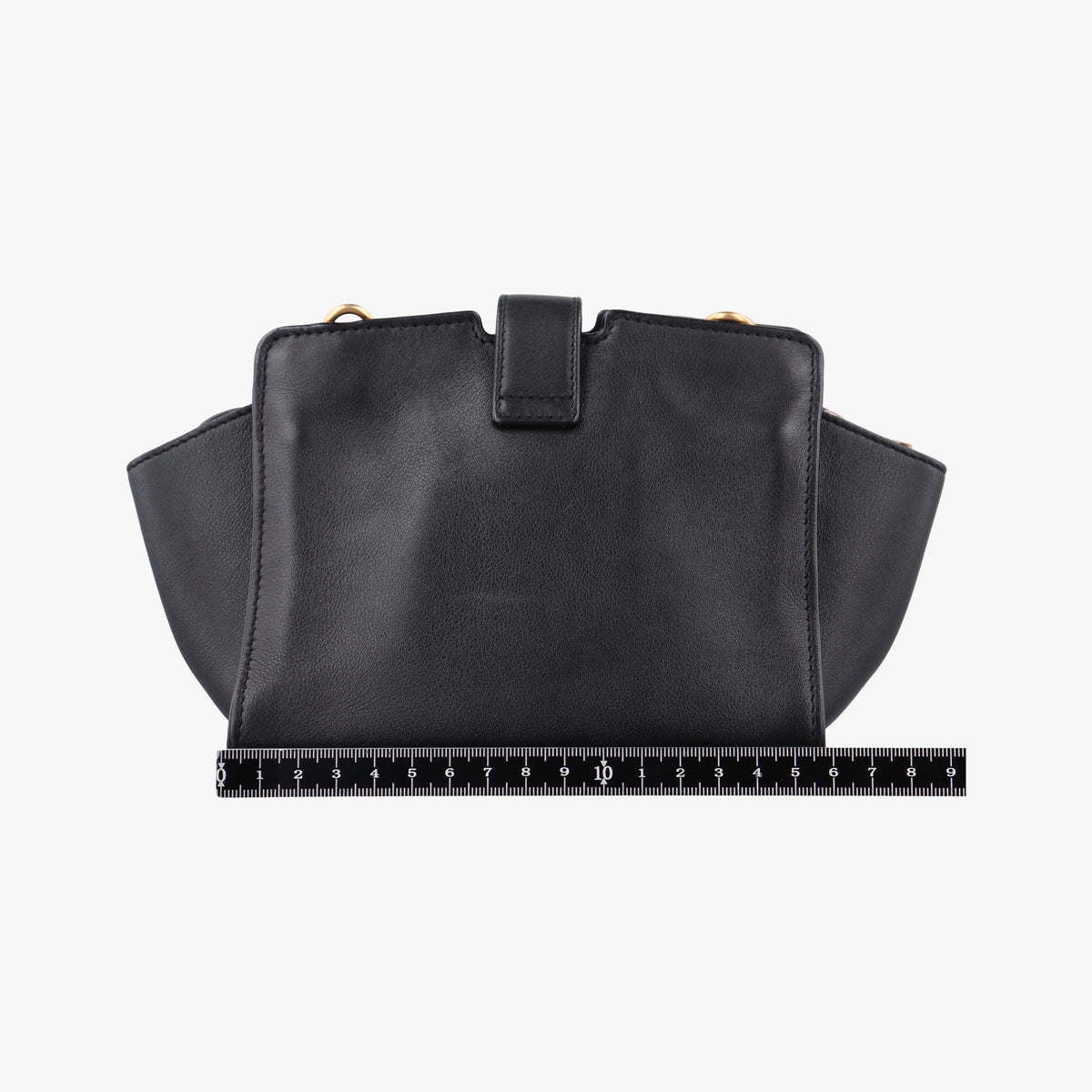 Vintage Yves Saint Laurent Toy Cabas Black Leather 452322 shoulderbag | stylenewstar