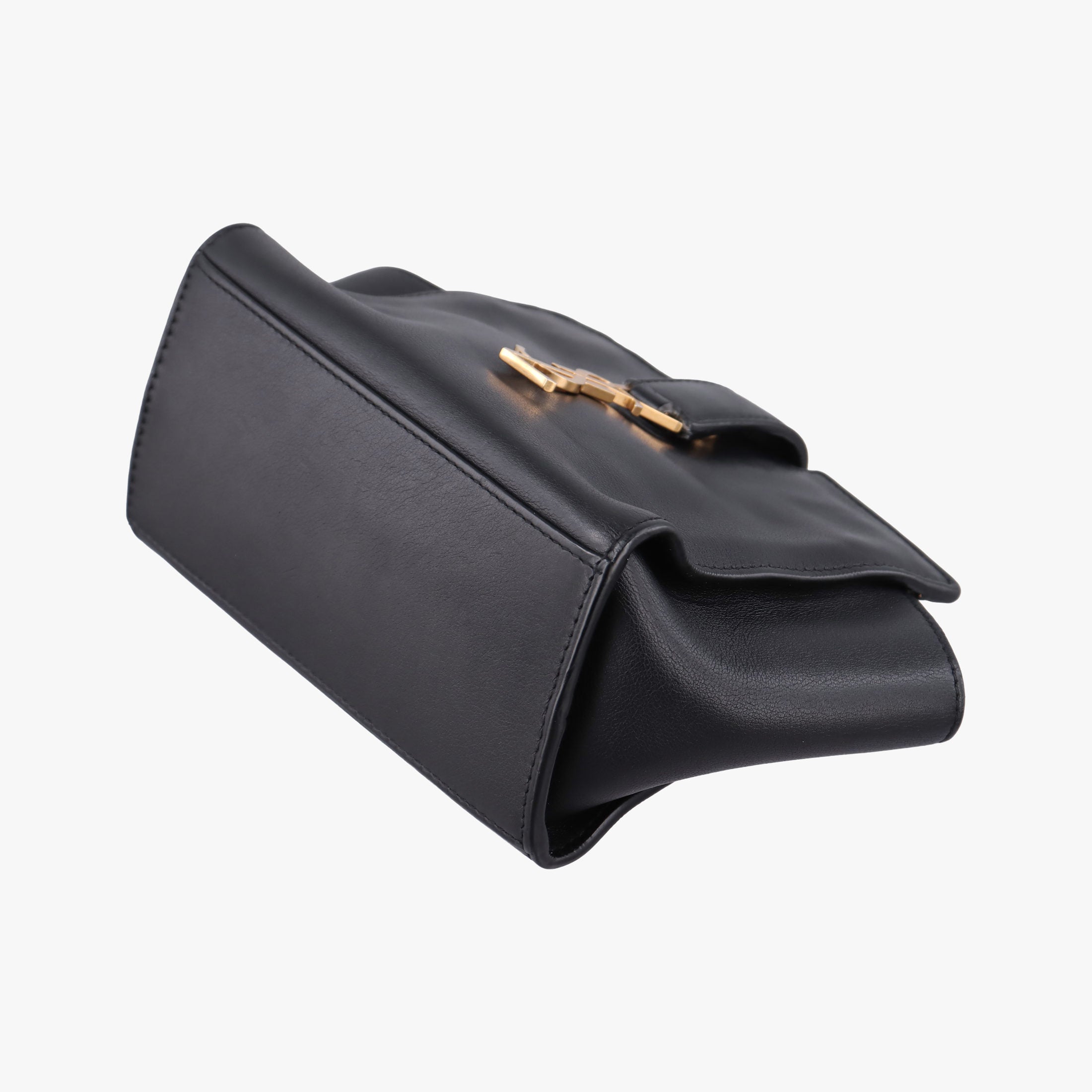 Vintage Yves Saint Laurent Toy Cabas Black Leather 452322 shoulderbag | stylenewstar
