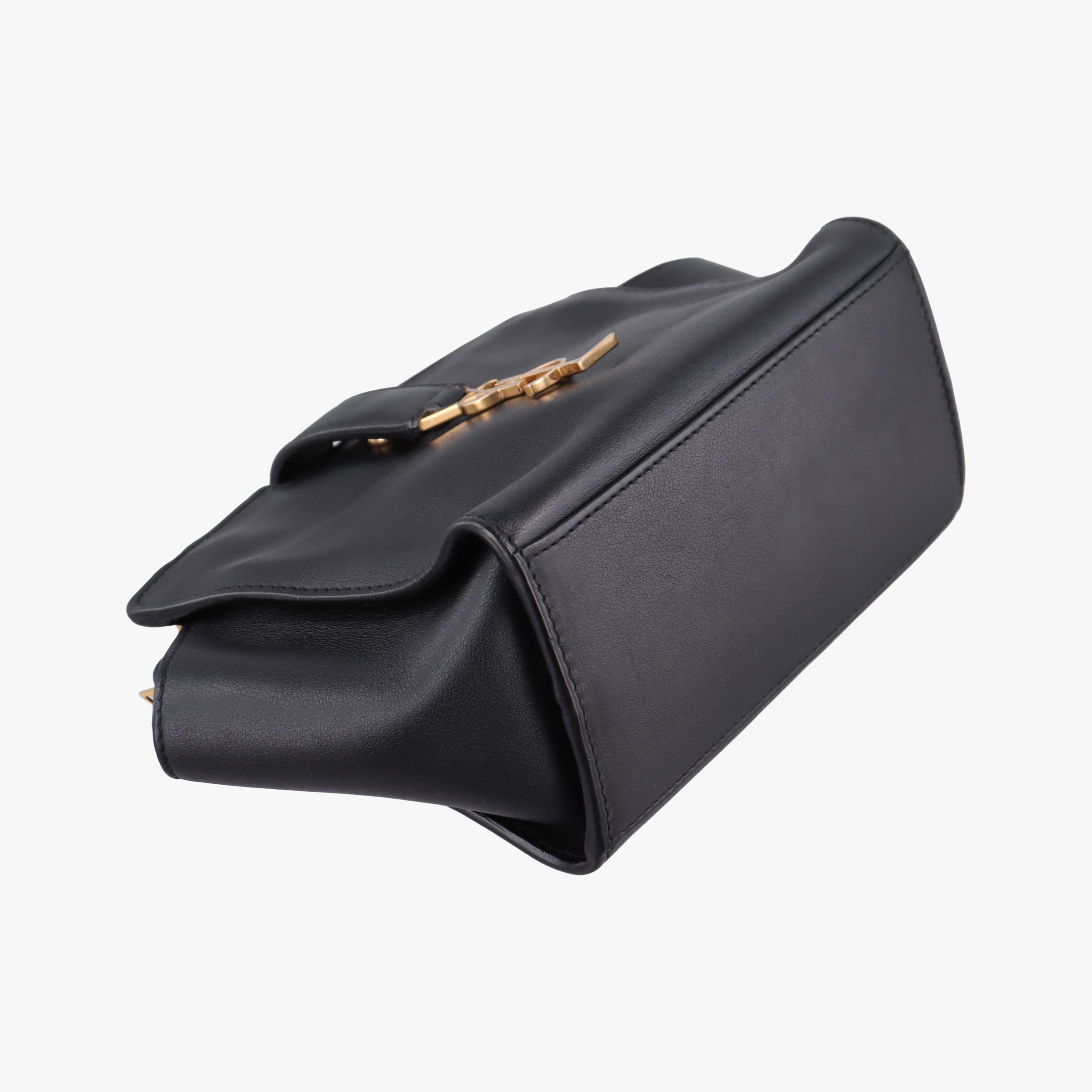 Vintage Yves Saint Laurent Toy Cabas Black Leather 452322 shoulderbag | stylenewstar