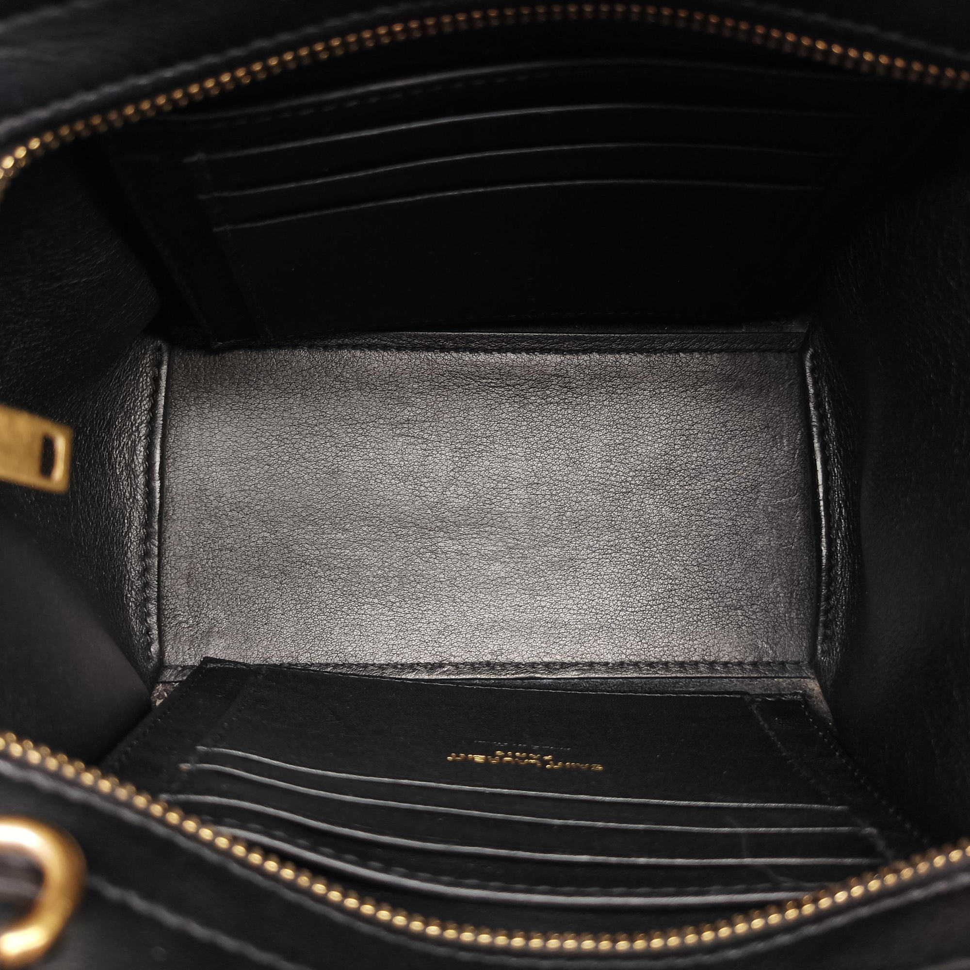 Vintage Yves Saint Laurent Toy Cabas Black Leather 452322 shoulderbag | stylenewstar