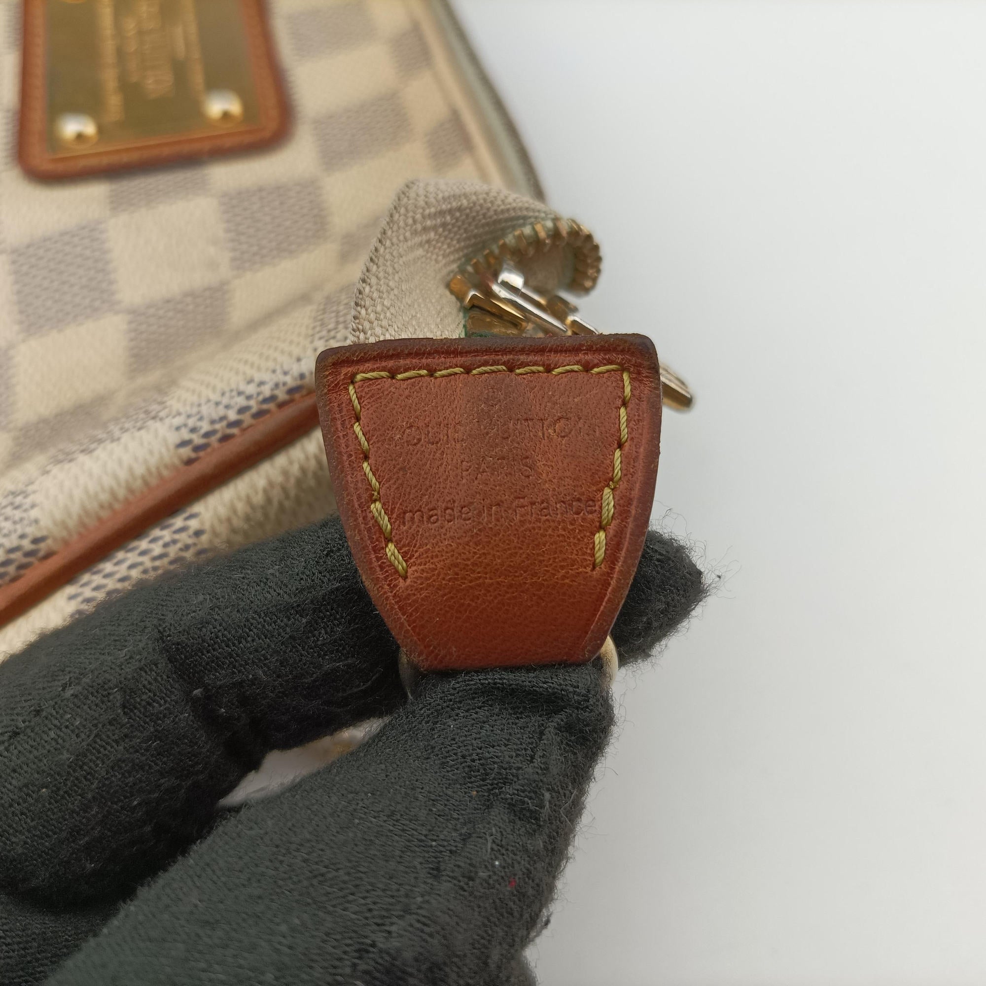 Pre-owned Louis Vuitton EVA Azur Damier Canvas N55214 shoulderbag | stylenewstar