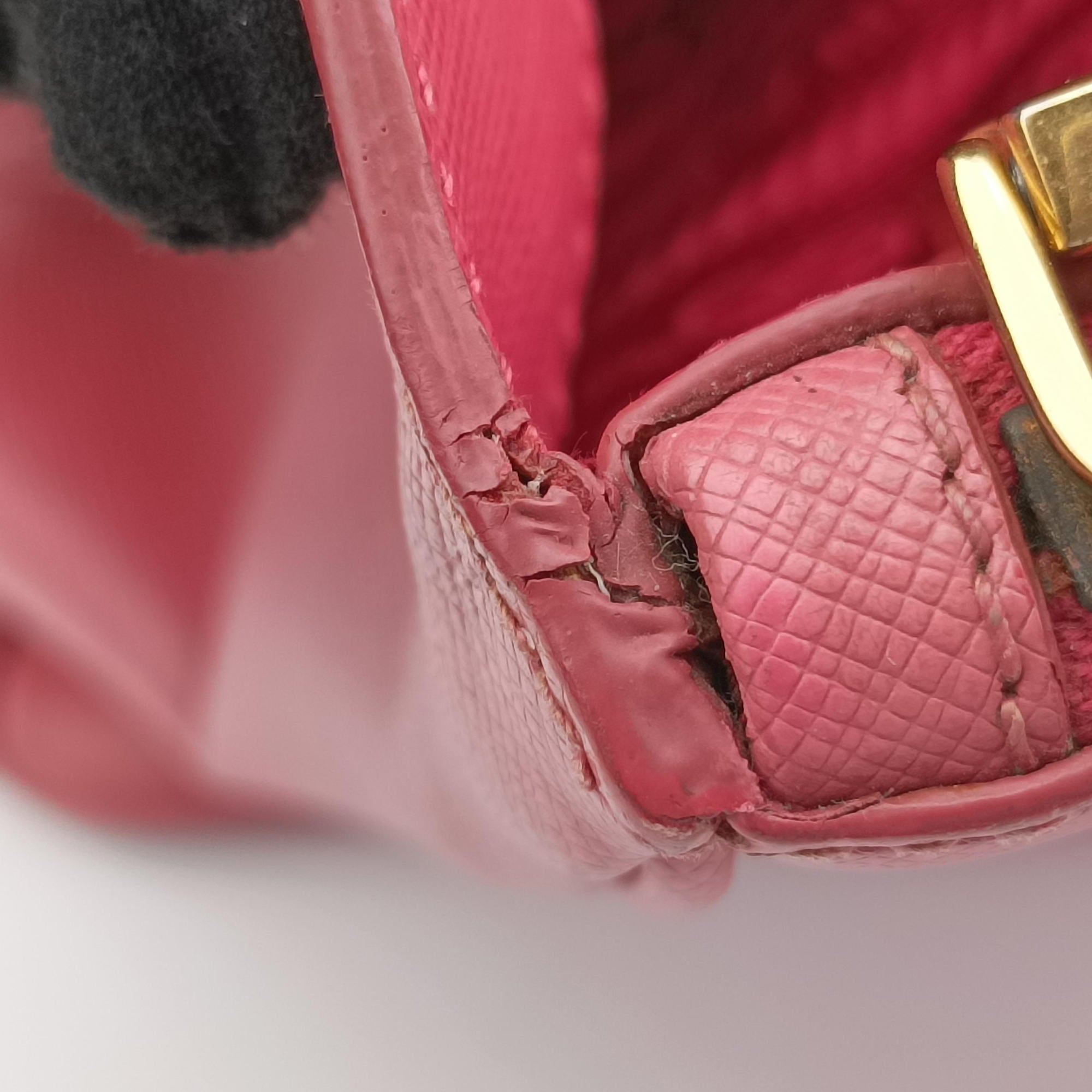 Secondhand Prada Galleria Rose SAFFIANO Leather BN1844 handbag | stylenewstar