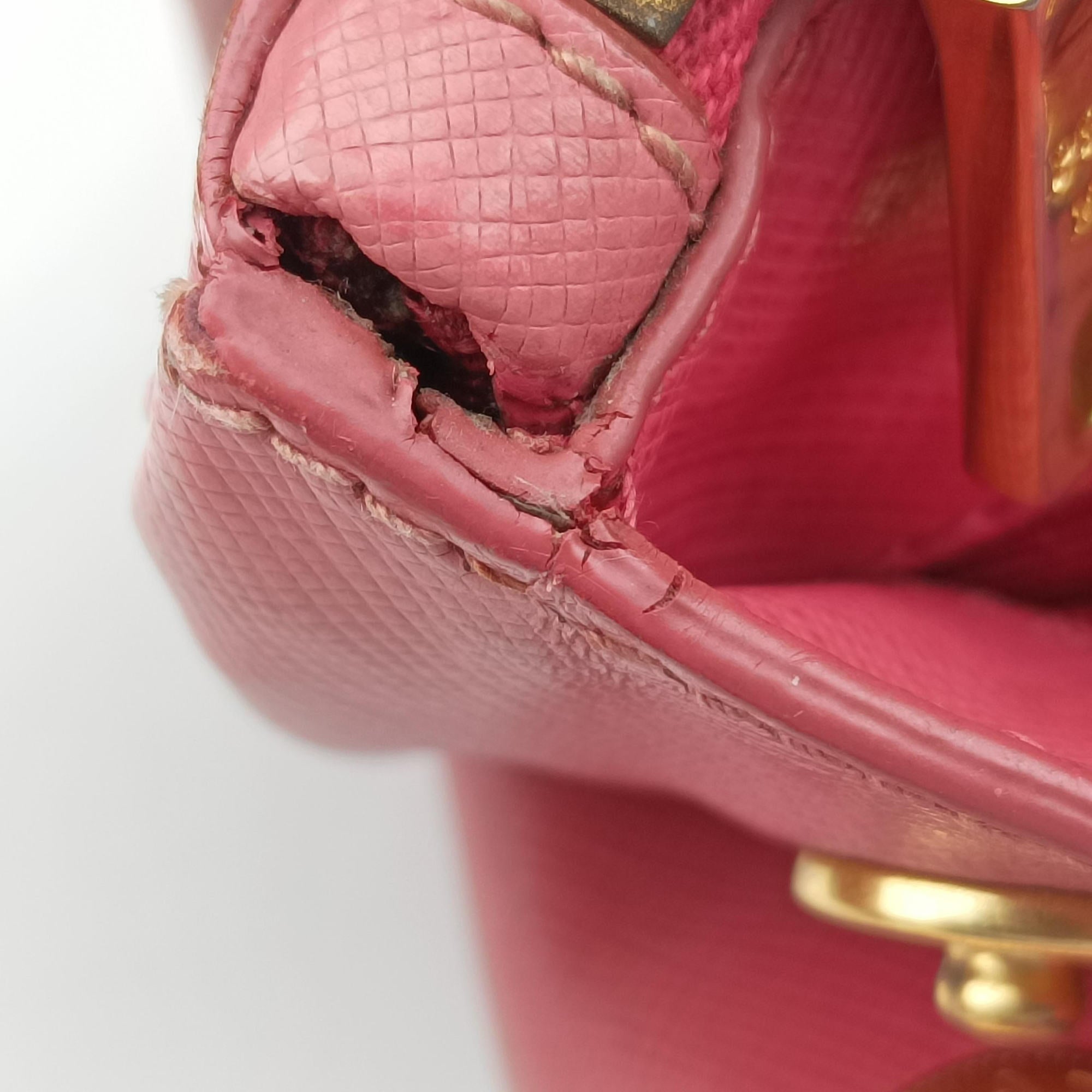 Secondhand Prada Galleria Rose SAFFIANO Leather BN1844 handbag | stylenewstar