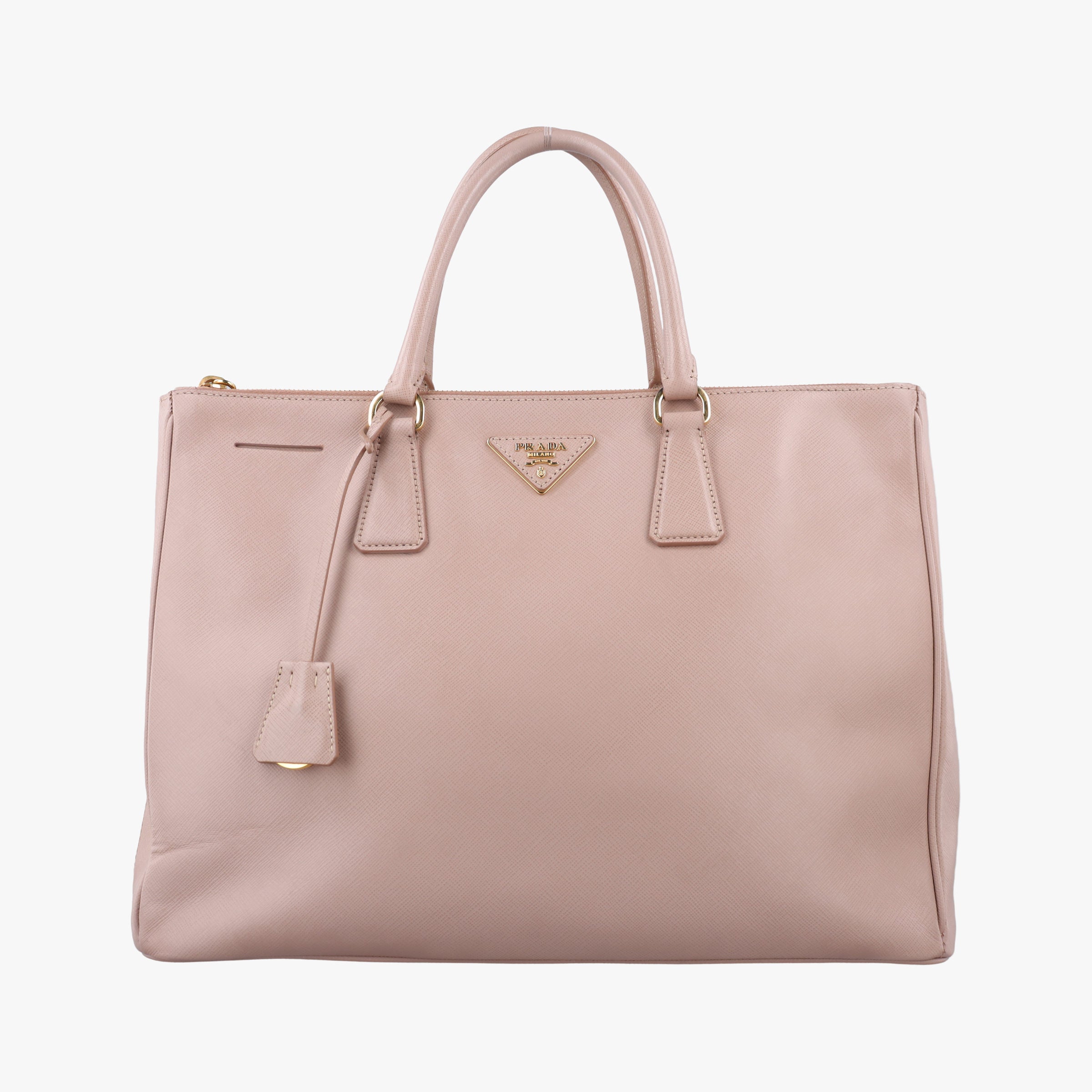 Pre-owned Prada Galleria Pink SAFFIANO Leather BN2274 handbag | stylenewstar