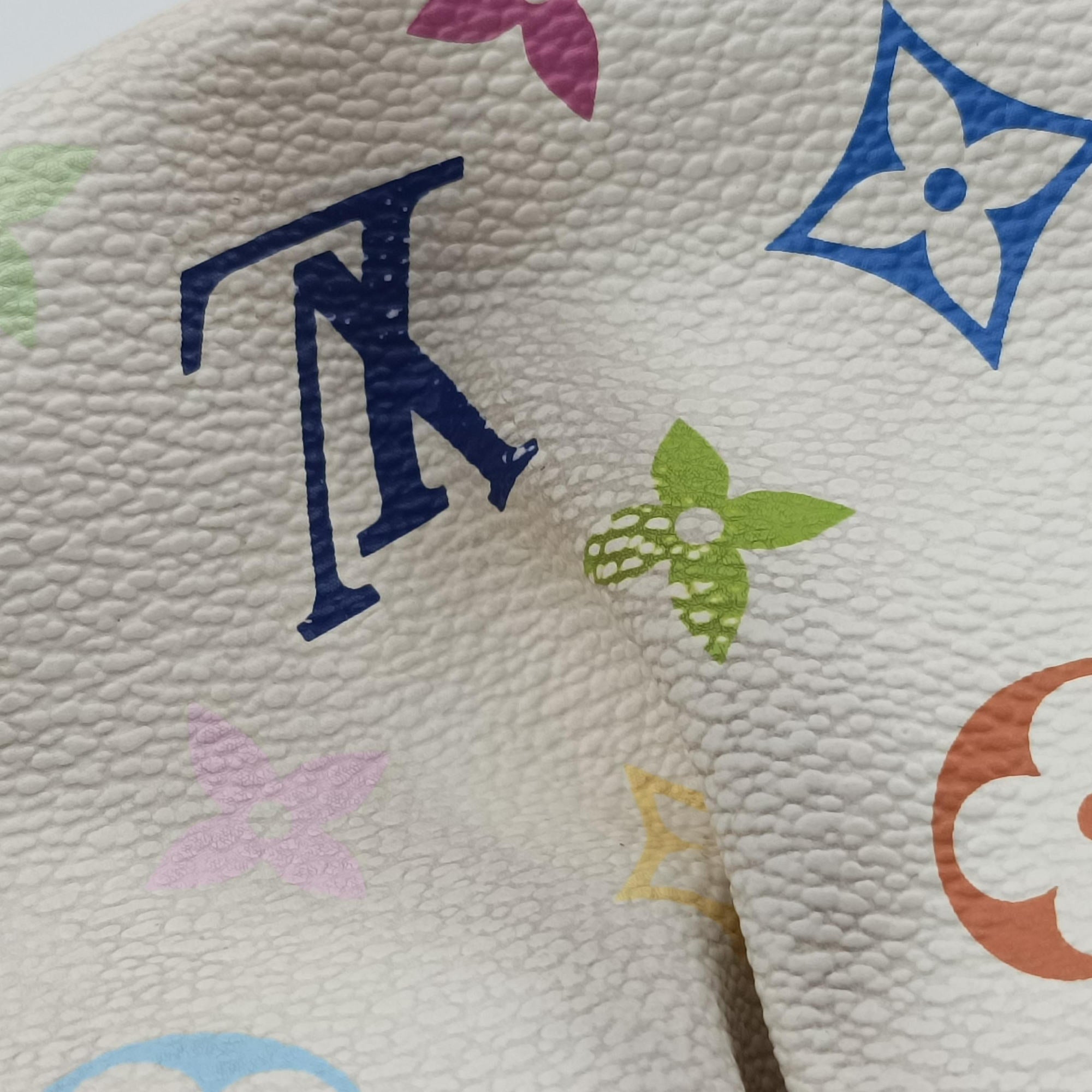 Secondhand Louis Vuitton JUDY MM white Monogram Multicolor M40255 shoulderbag | stylenewstar