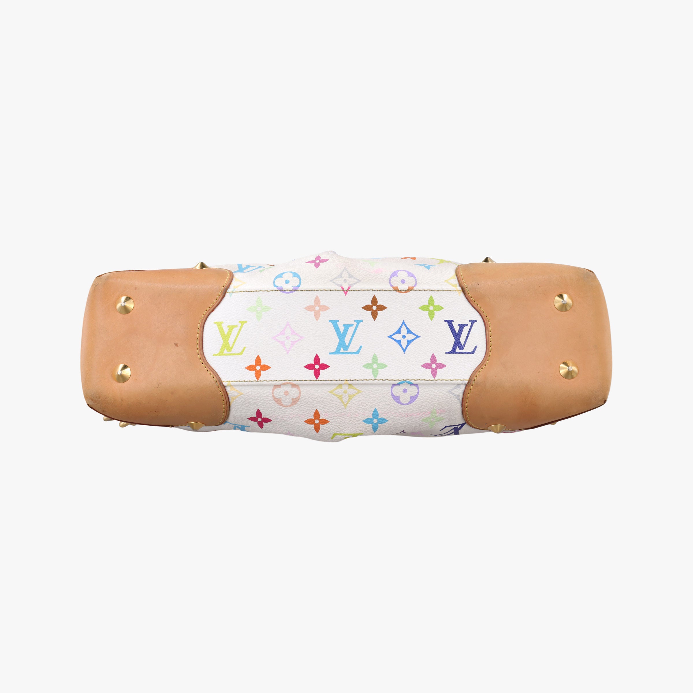 Secondhand Louis Vuitton JUDY MM white Monogram Multicolor M40255 shoulderbag | stylenewstar