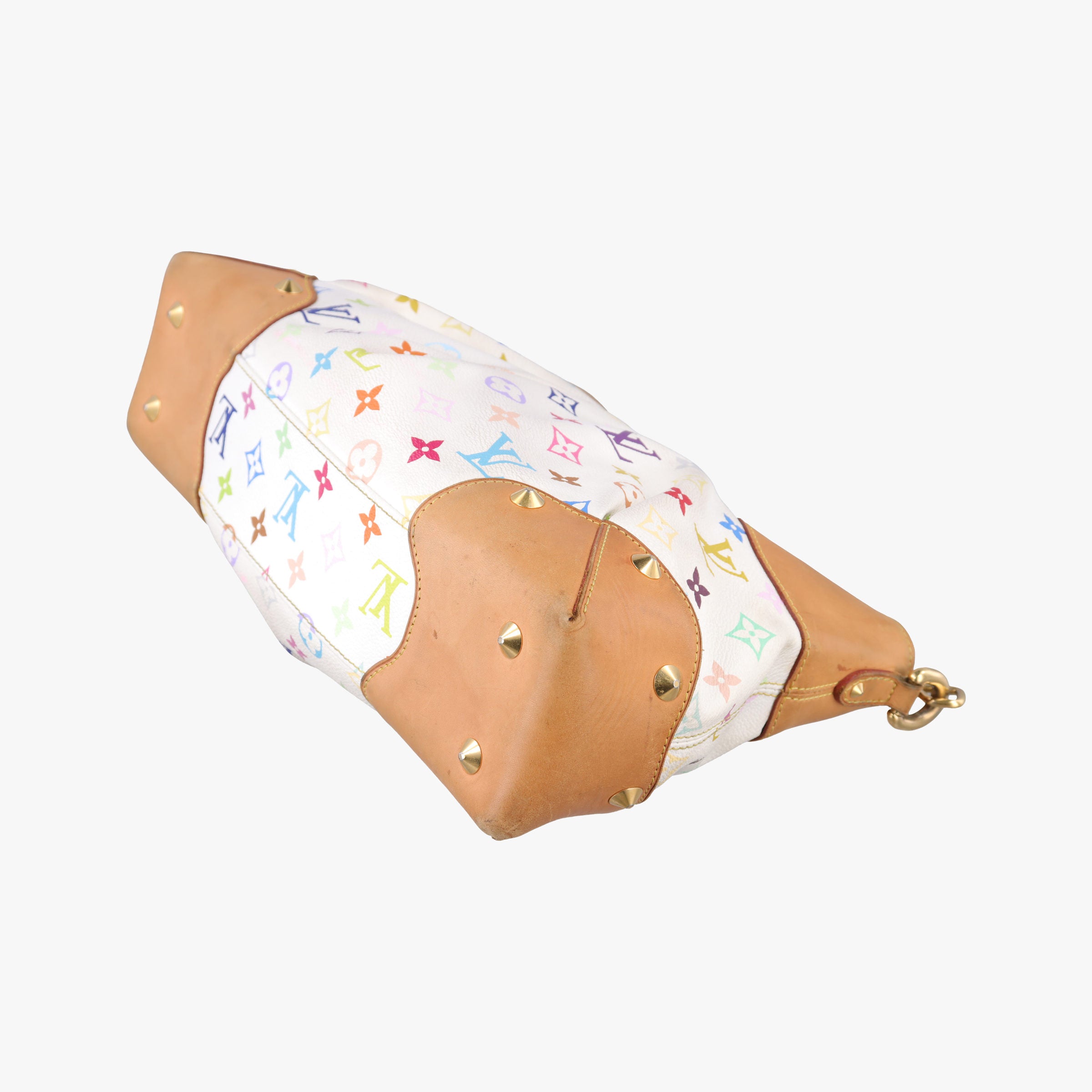 Secondhand Louis Vuitton JUDY MM white Monogram Multicolor M40255 shoulderbag | stylenewstar