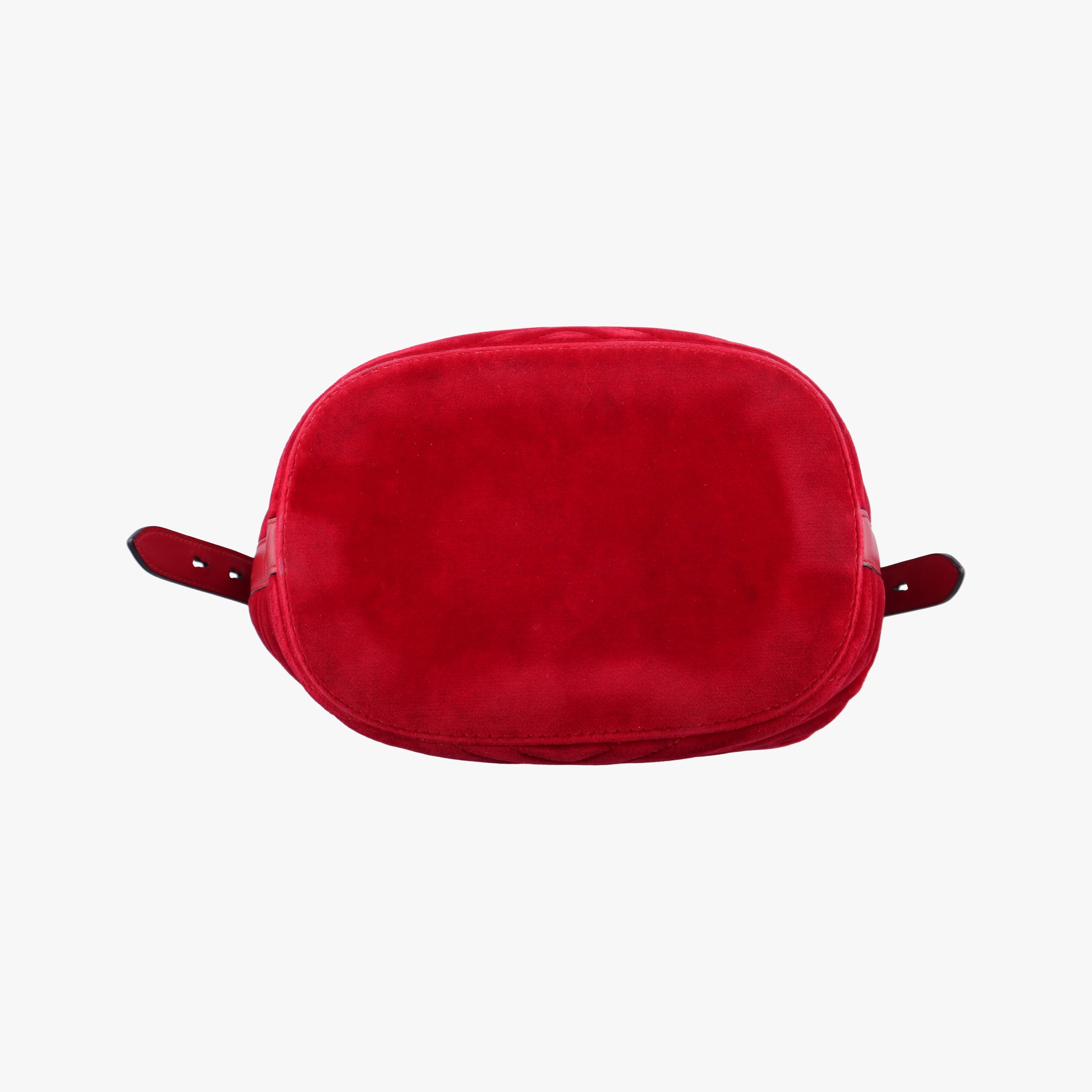 Secondhand Gucci GG Marmont Red velour 525081 shoulderbag | stylenewstar