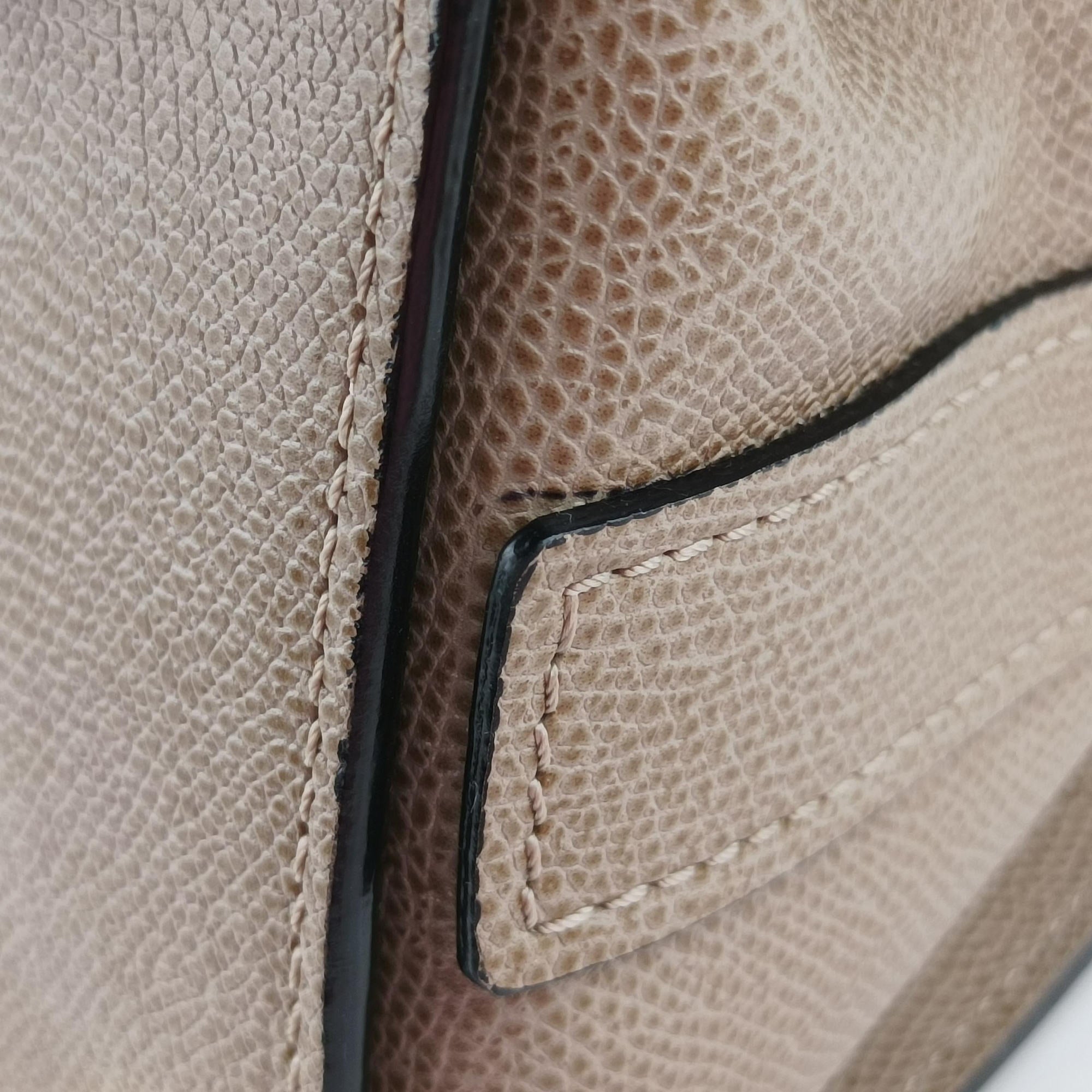Pre-owned Valextra Iside Beige Calfskin  handbag | stylenewstar