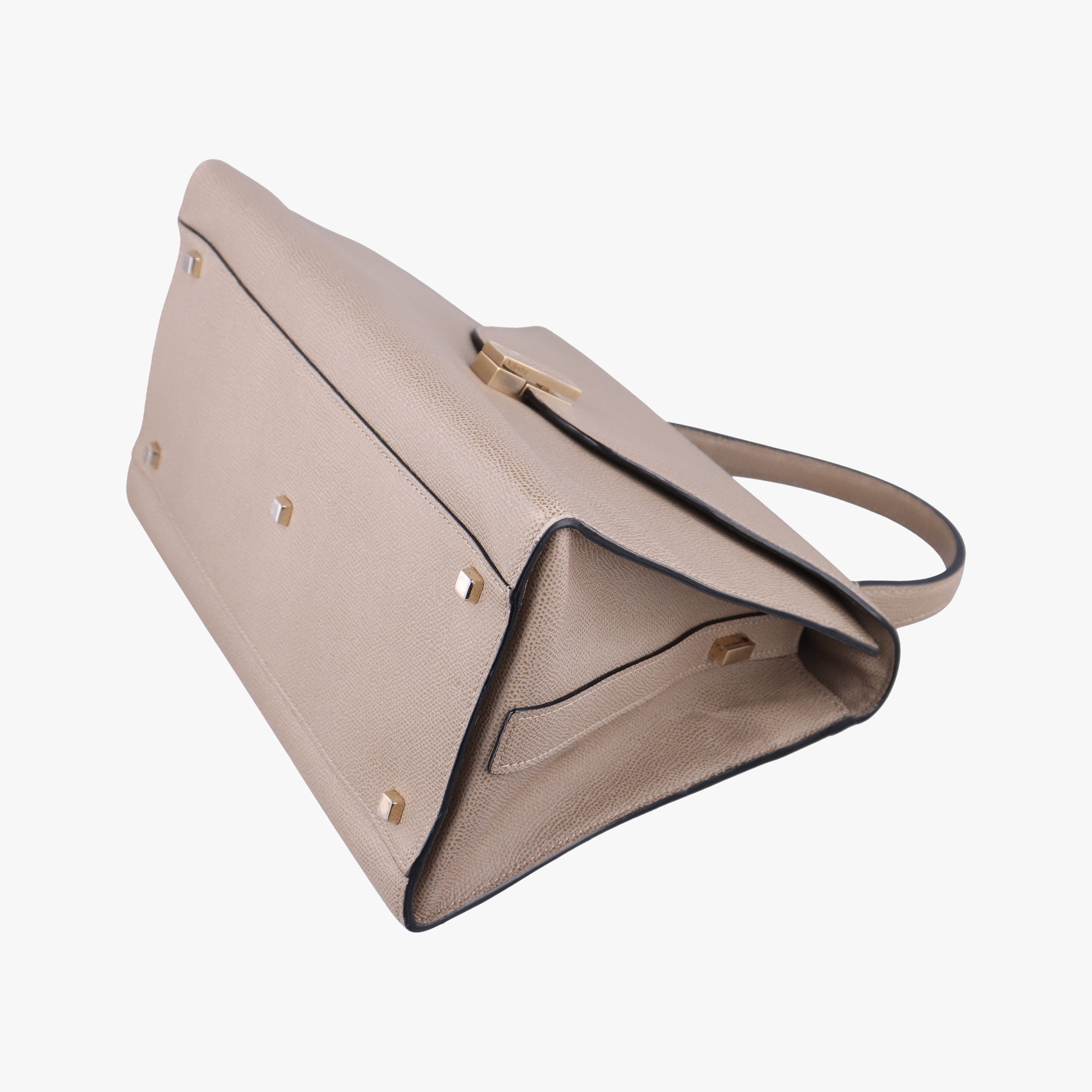 Pre-owned Valextra Iside Beige Calfskin  handbag | stylenewstar