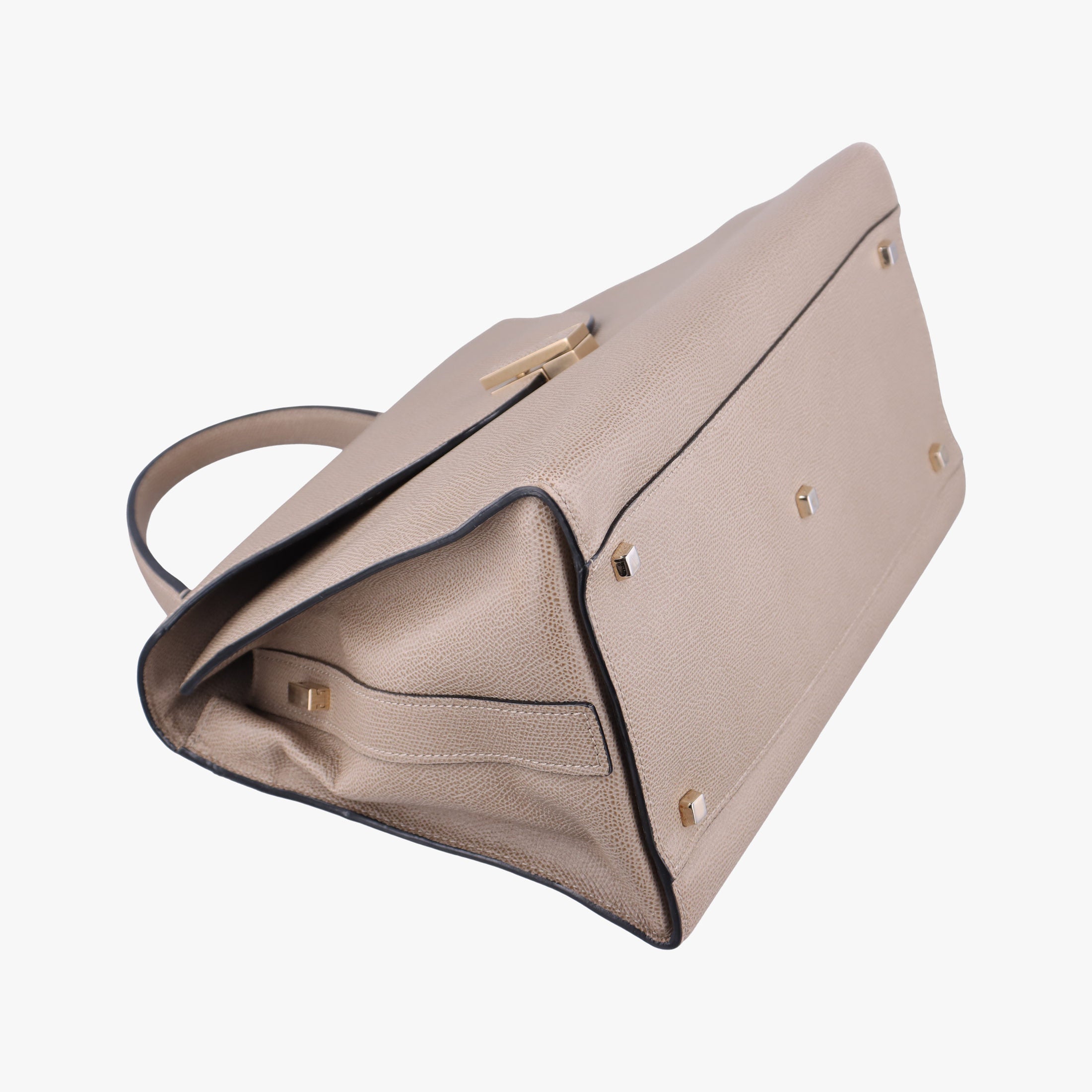 Pre-owned Valextra Iside Beige Calfskin  handbag | stylenewstar