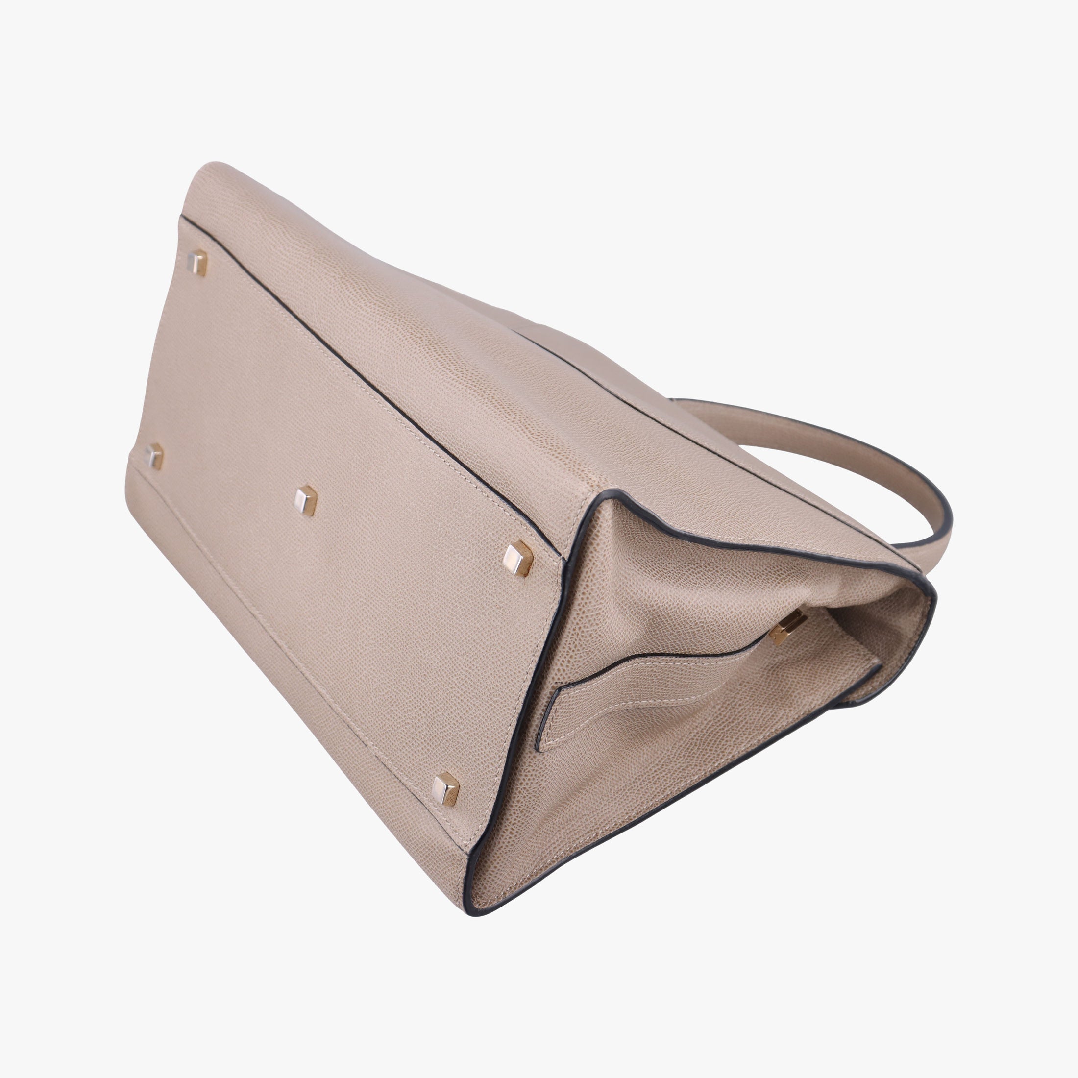 Pre-owned Valextra Iside Beige Calfskin  handbag | stylenewstar